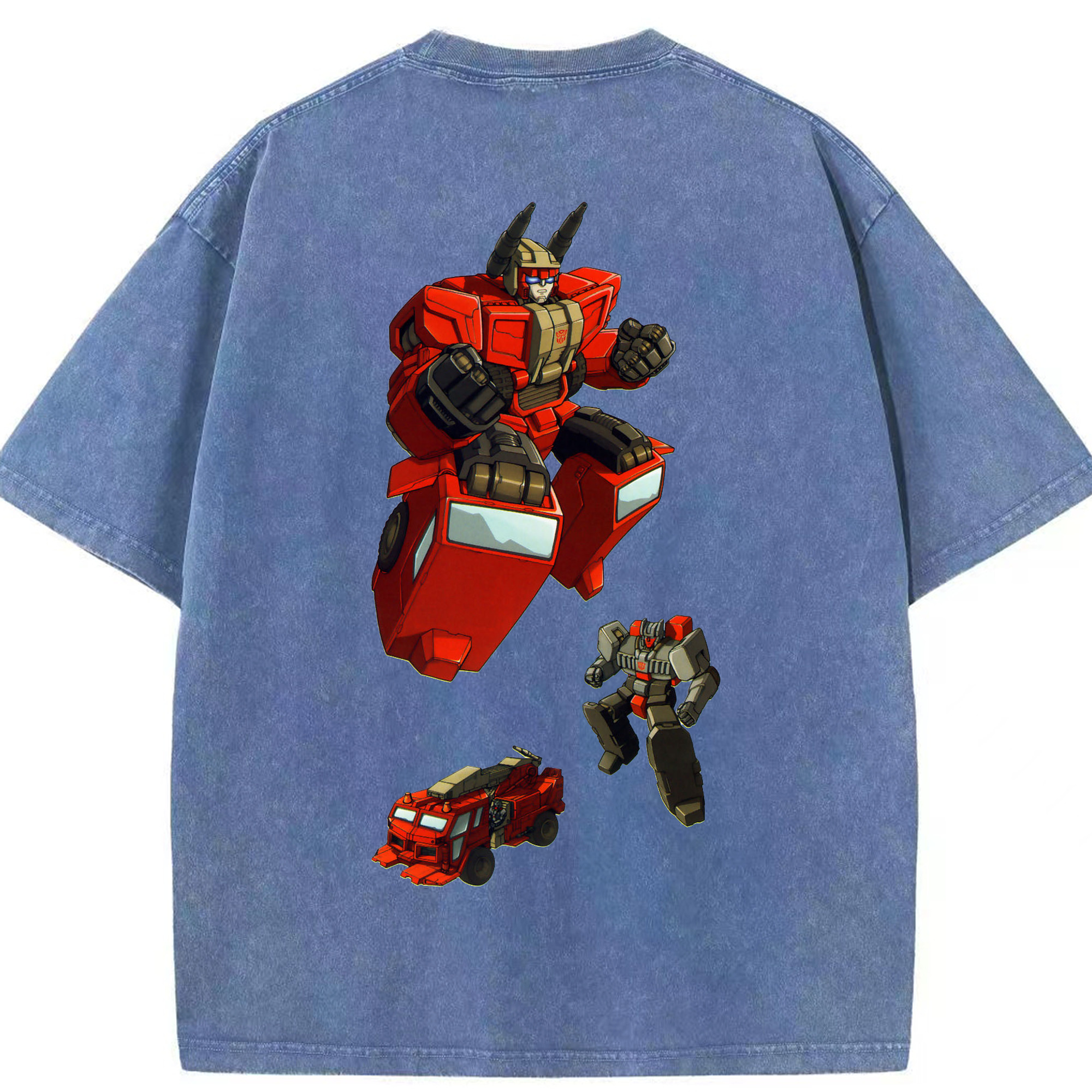 （画像用）  綿100% ヴィンテージ風 半袖Tシャツ（背面プリント）