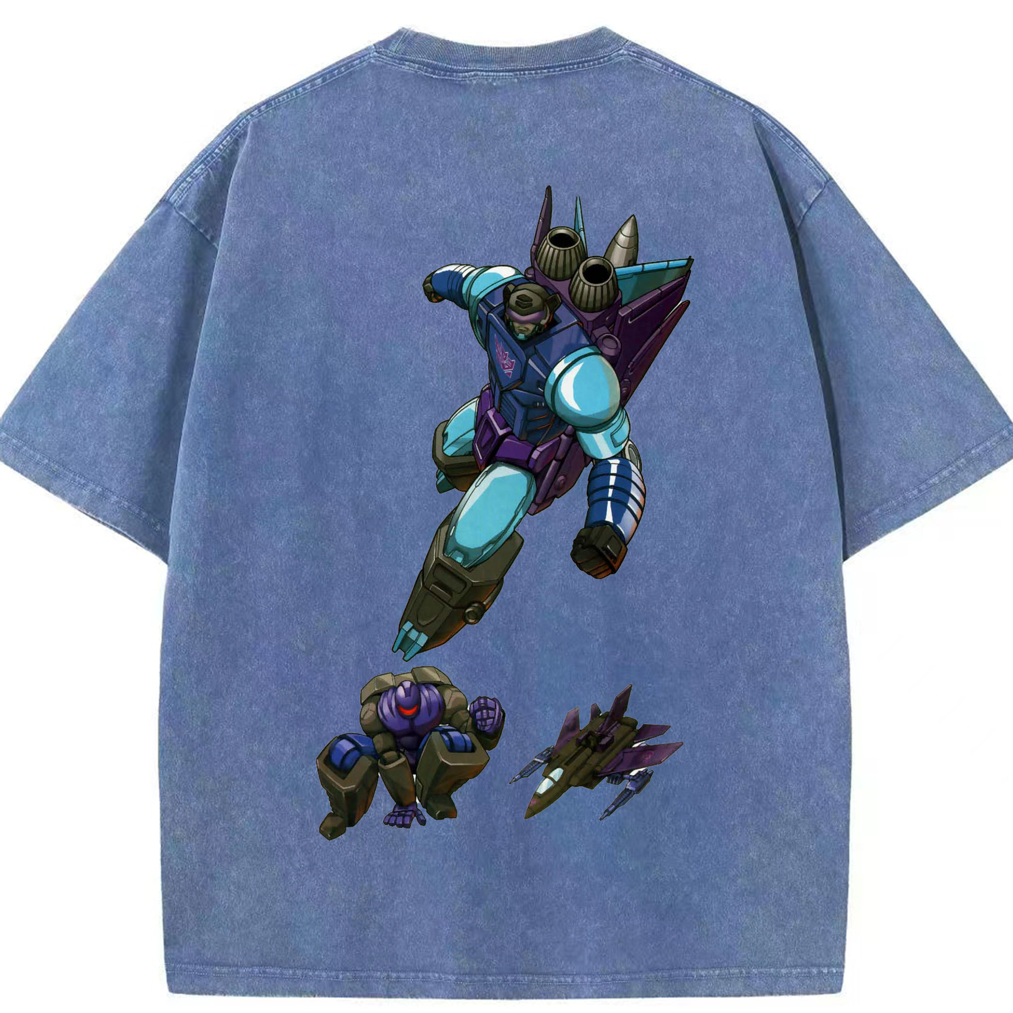 （画像用）  綿100% ヴィンテージ風 半袖Tシャツ（背面プリント）