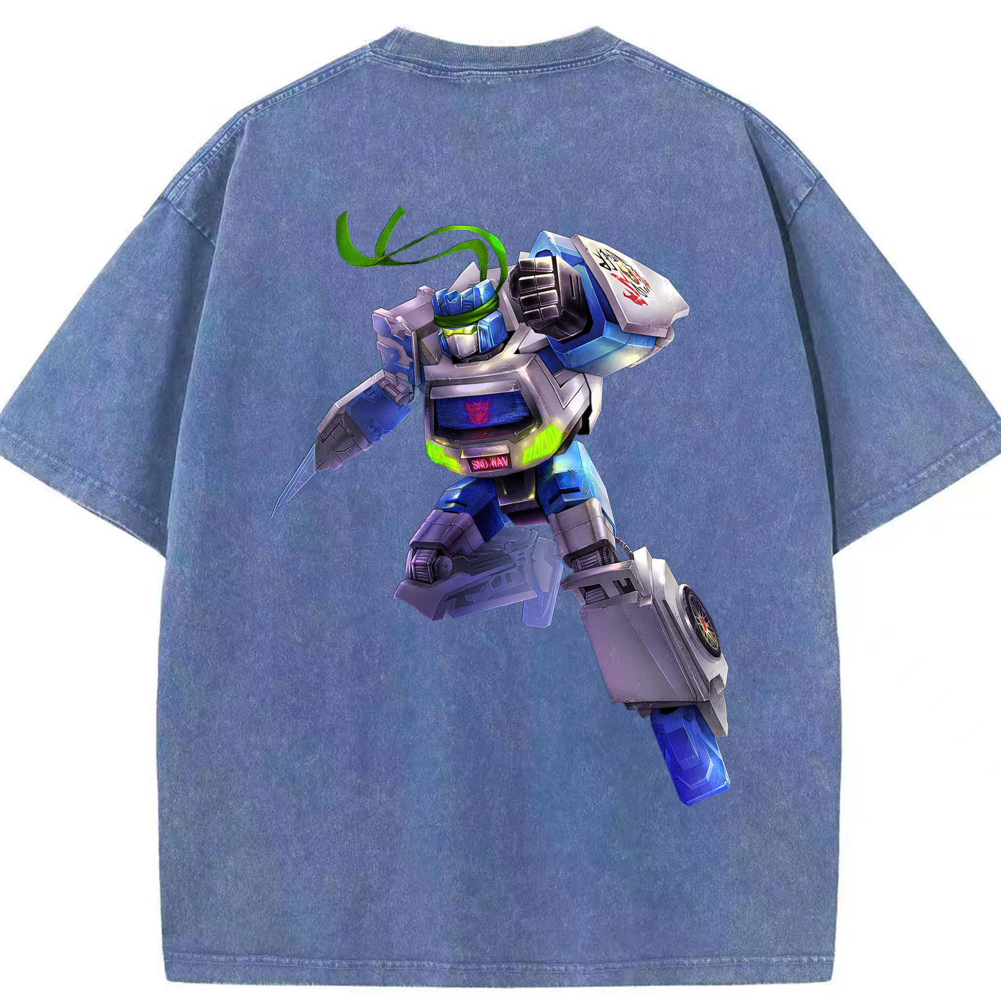 （画像用）  綿100% ヴィンテージ風 半袖Tシャツ（背面プリント）