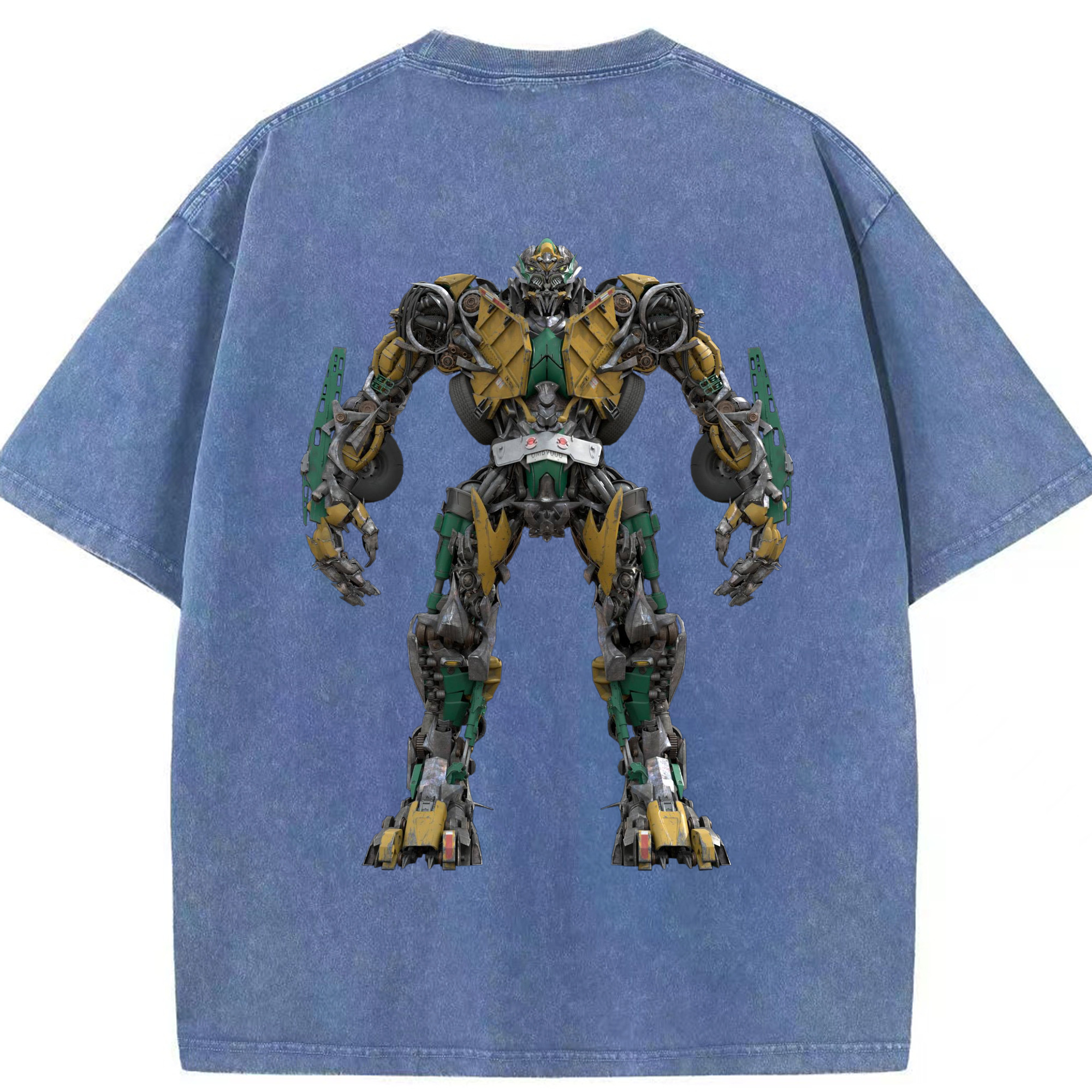 （画像用）  綿100% ヴィンテージ風 半袖Tシャツ（背面プリント）