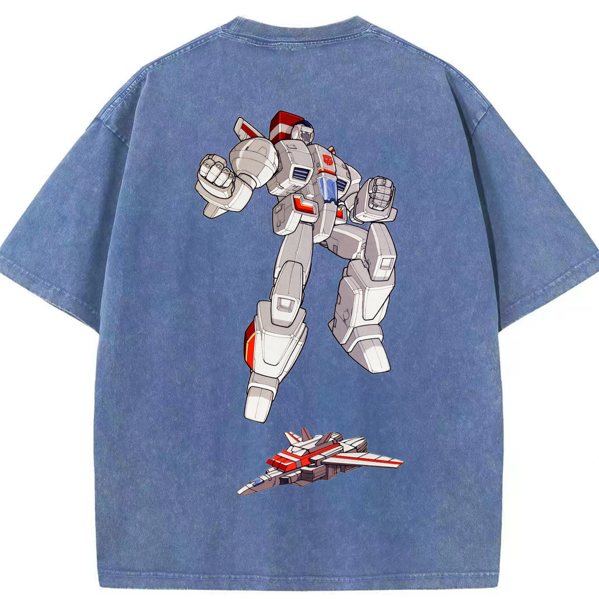 （画像用）  綿100% ヴィンテージ風 半袖Tシャツ（背面プリント）