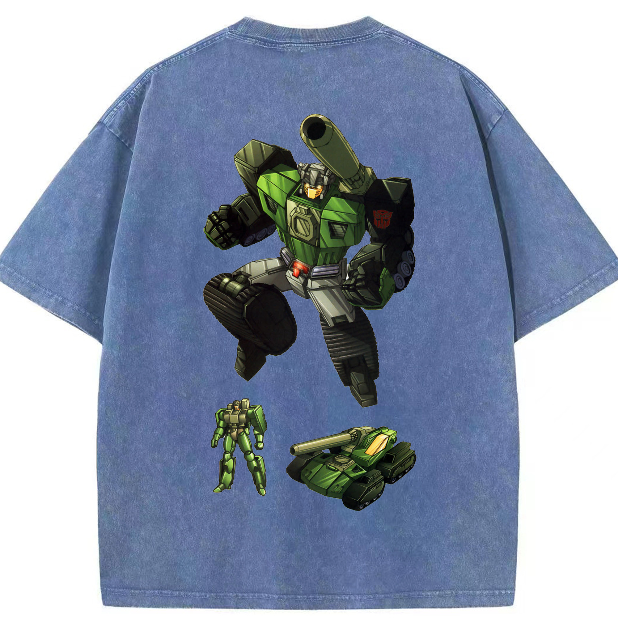 （画像用）  綿100% ヴィンテージ風 半袖Tシャツ（背面プリント）