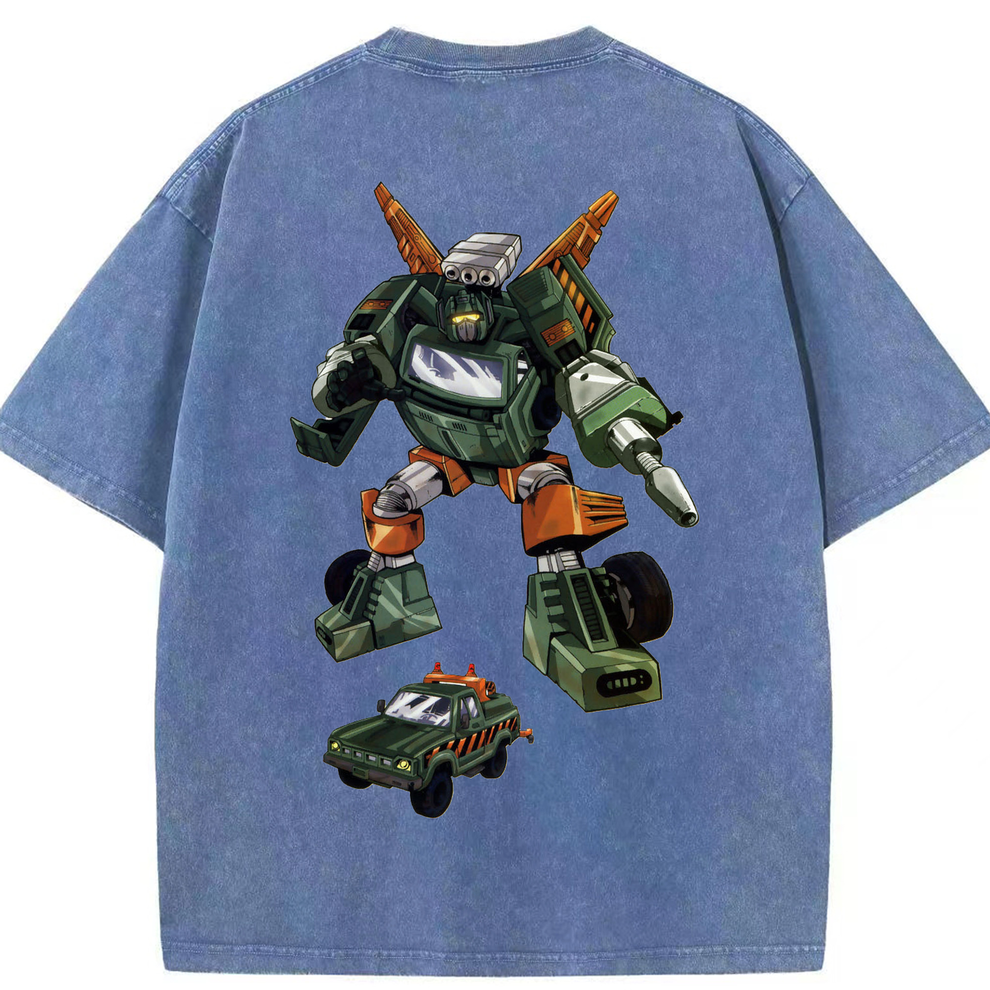 （画像用）  綿100% ヴィンテージ風 半袖Tシャツ（背面プリント）