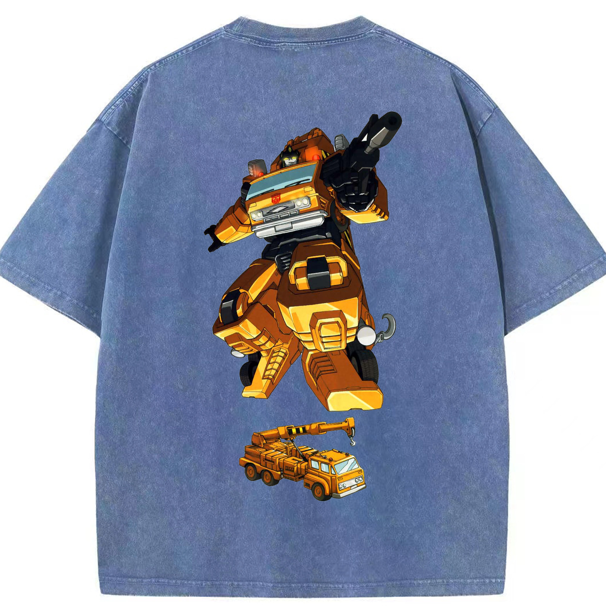 （画像用）  綿100% ヴィンテージ風 半袖Tシャツ（背面プリント）
