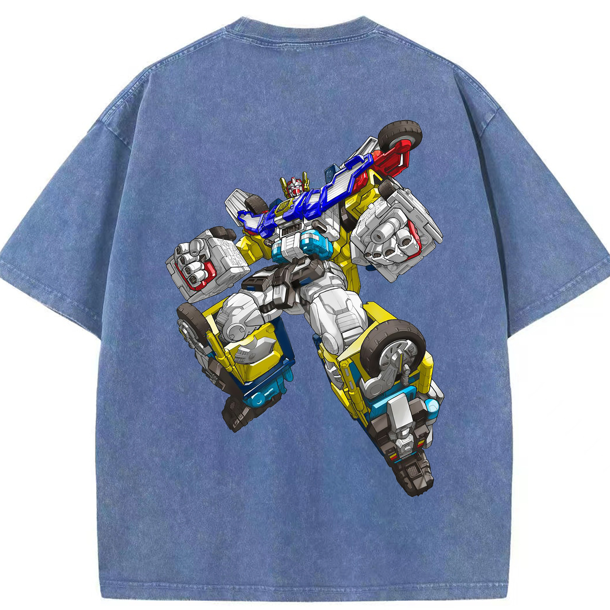 （画像用）  綿100% ヴィンテージ風 半袖Tシャツ（背面プリント）