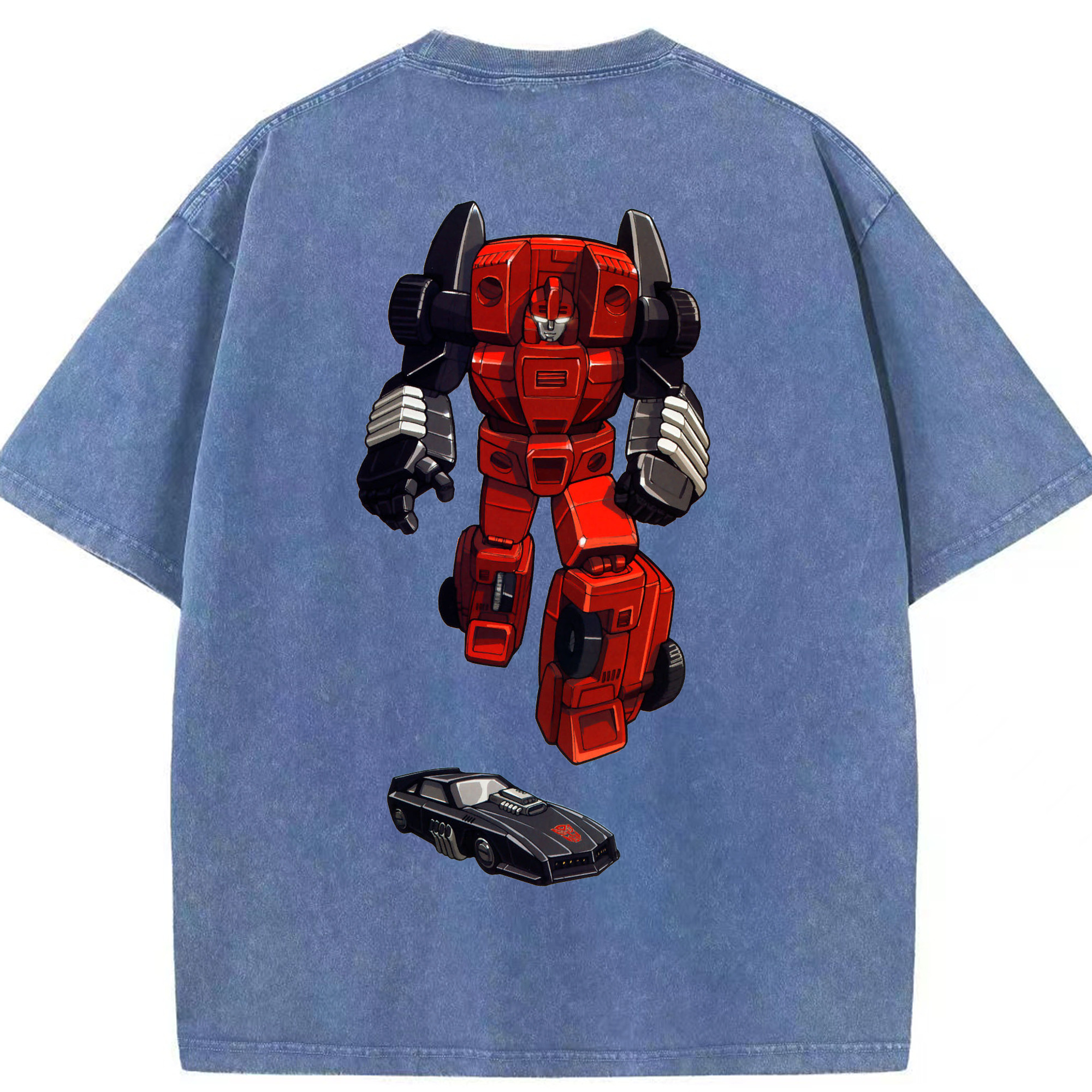 （画像用）  綿100% ヴィンテージ風 半袖Tシャツ（背面プリント）