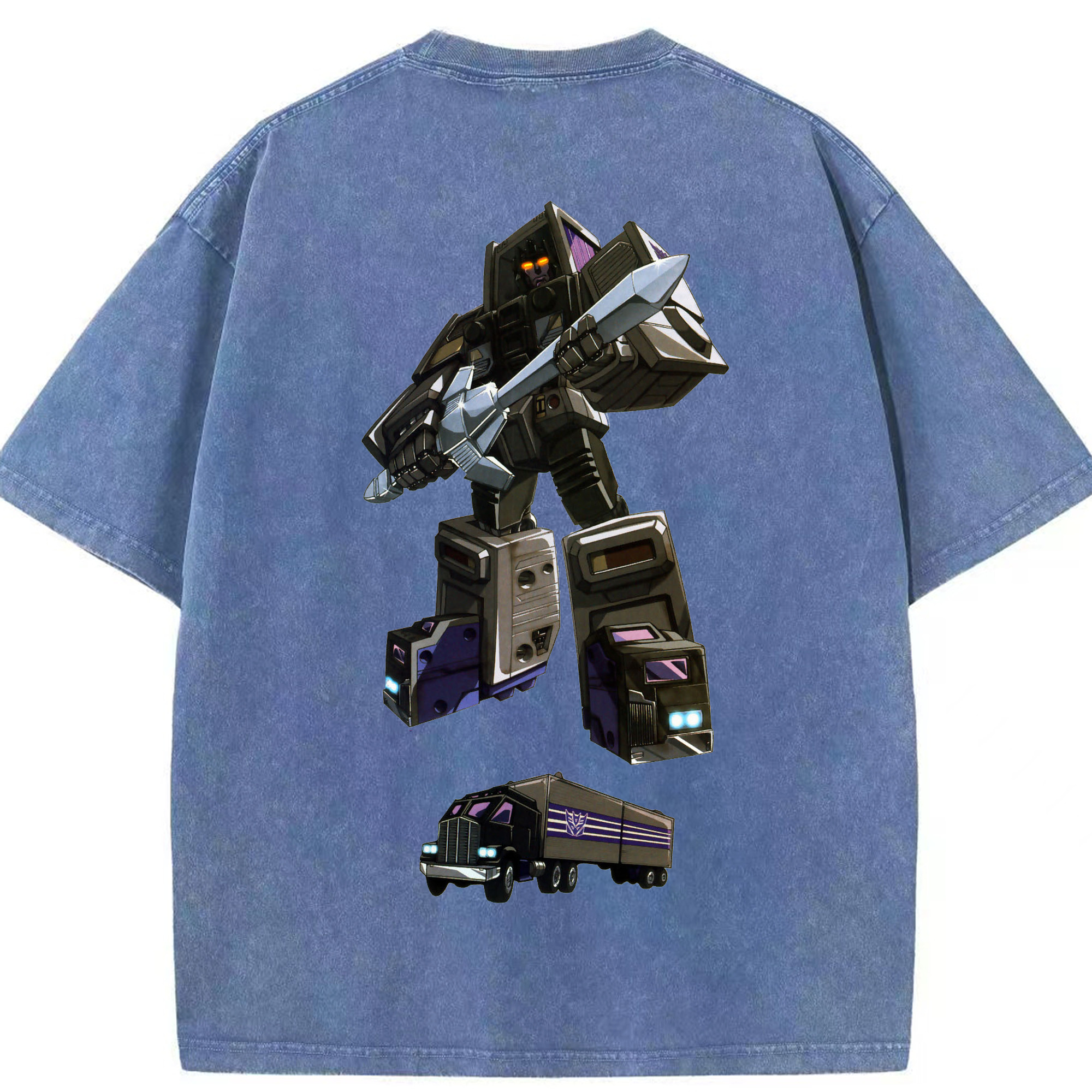 （画像用）  綿100% ヴィンテージ風 半袖Tシャツ（背面プリント）
