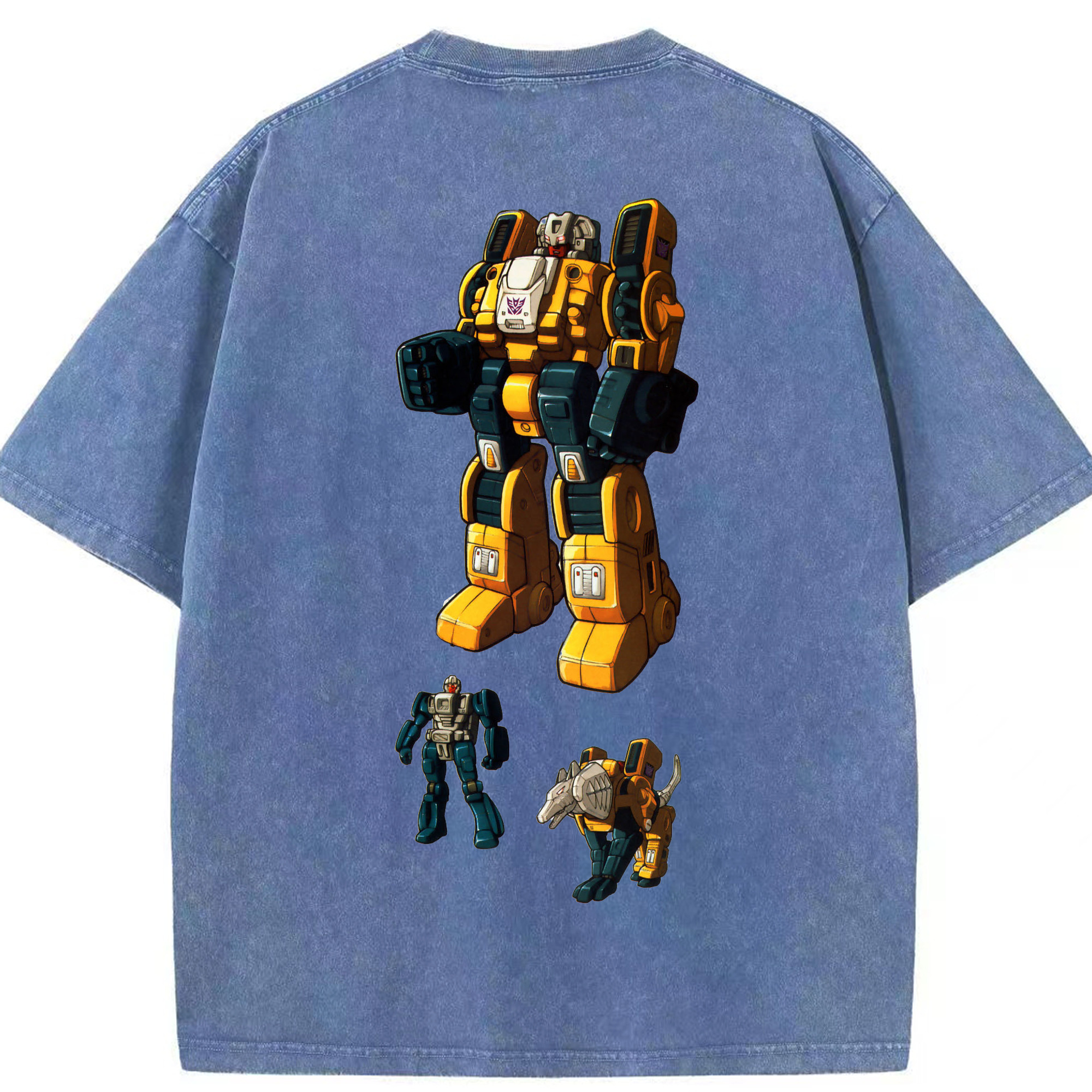 （画像用）  綿100% ヴィンテージ風 半袖Tシャツ（背面プリント）