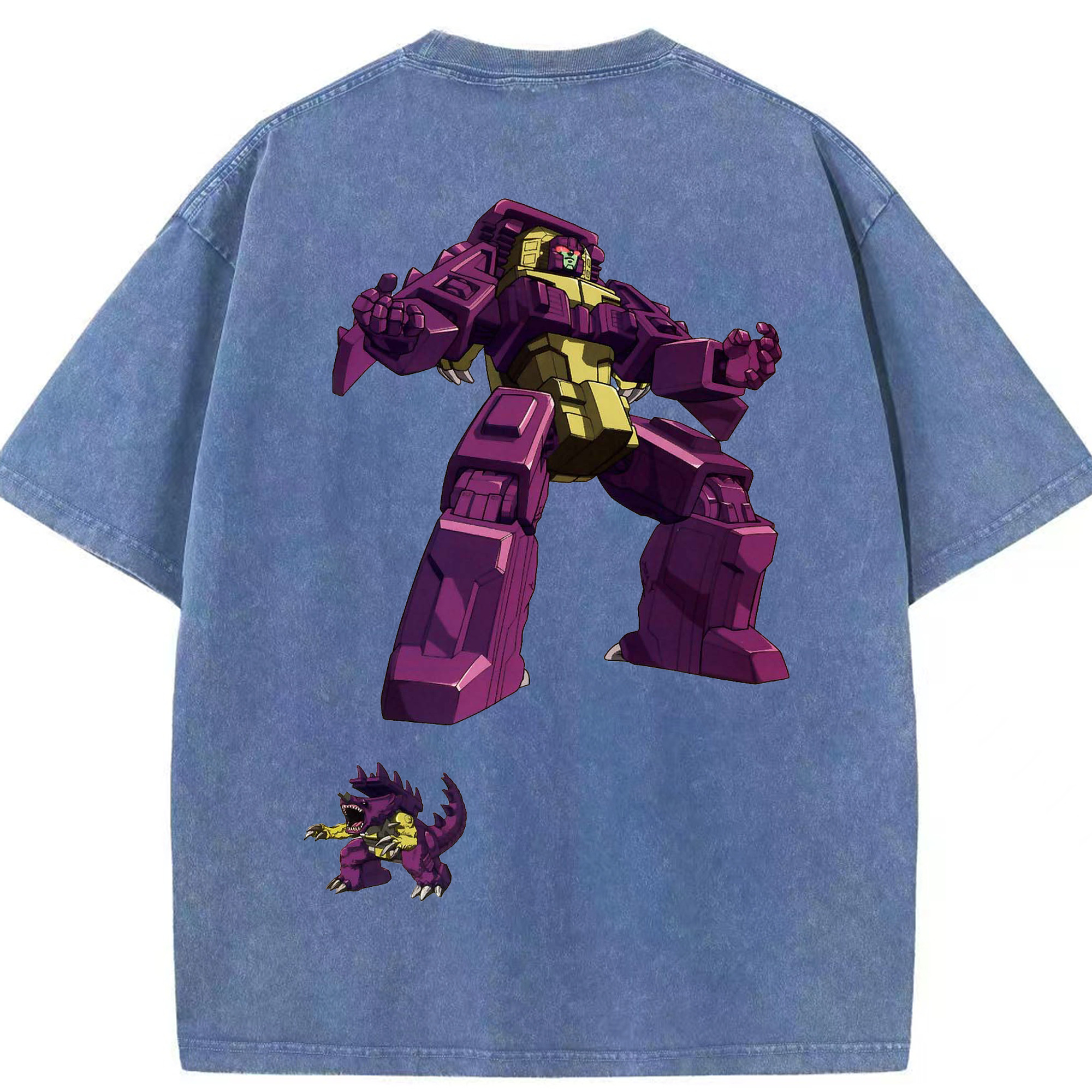 （画像用）  綿100% ヴィンテージ風 半袖Tシャツ（背面プリント）