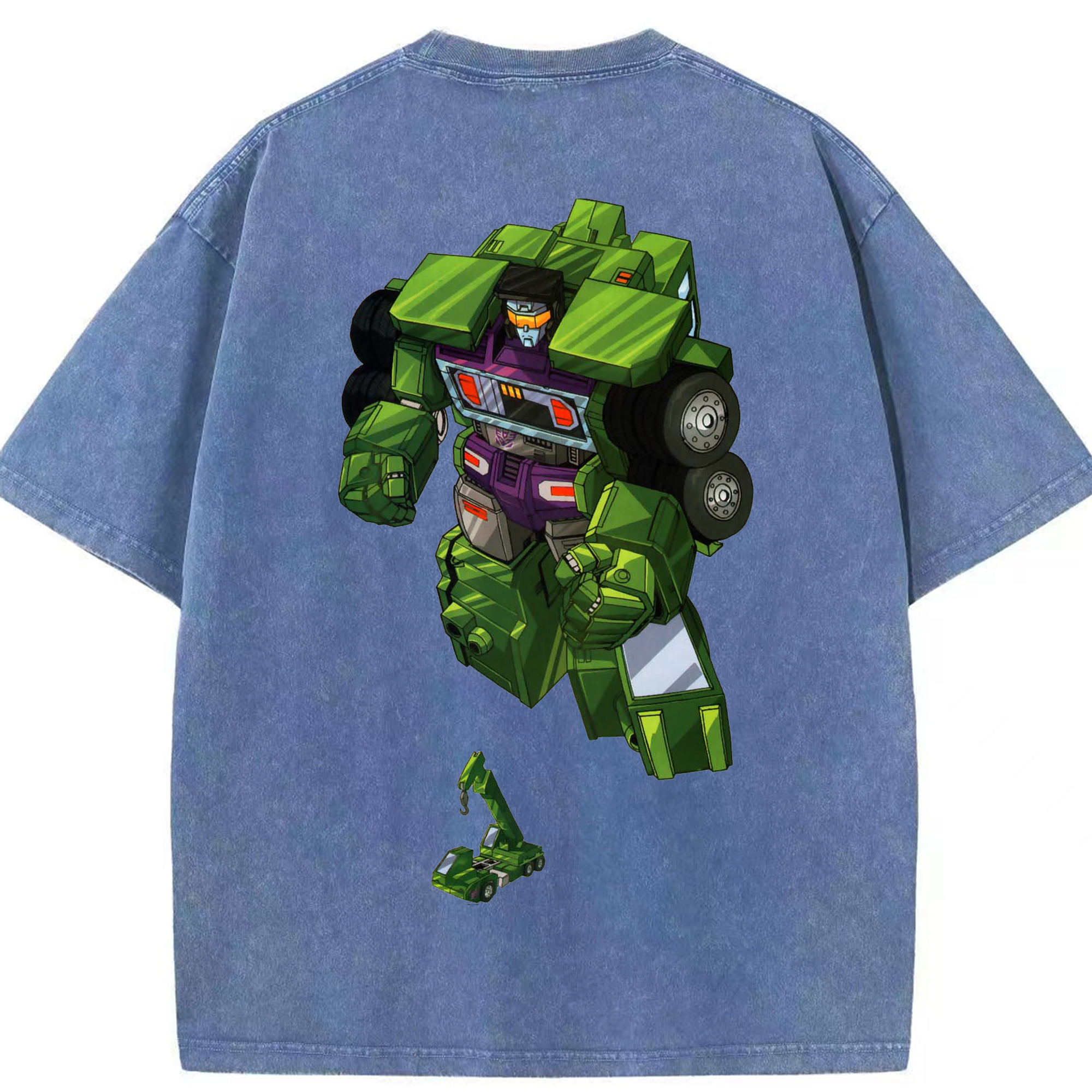 （画像用）  綿100% ヴィンテージ風 半袖Tシャツ（背面プリント）
