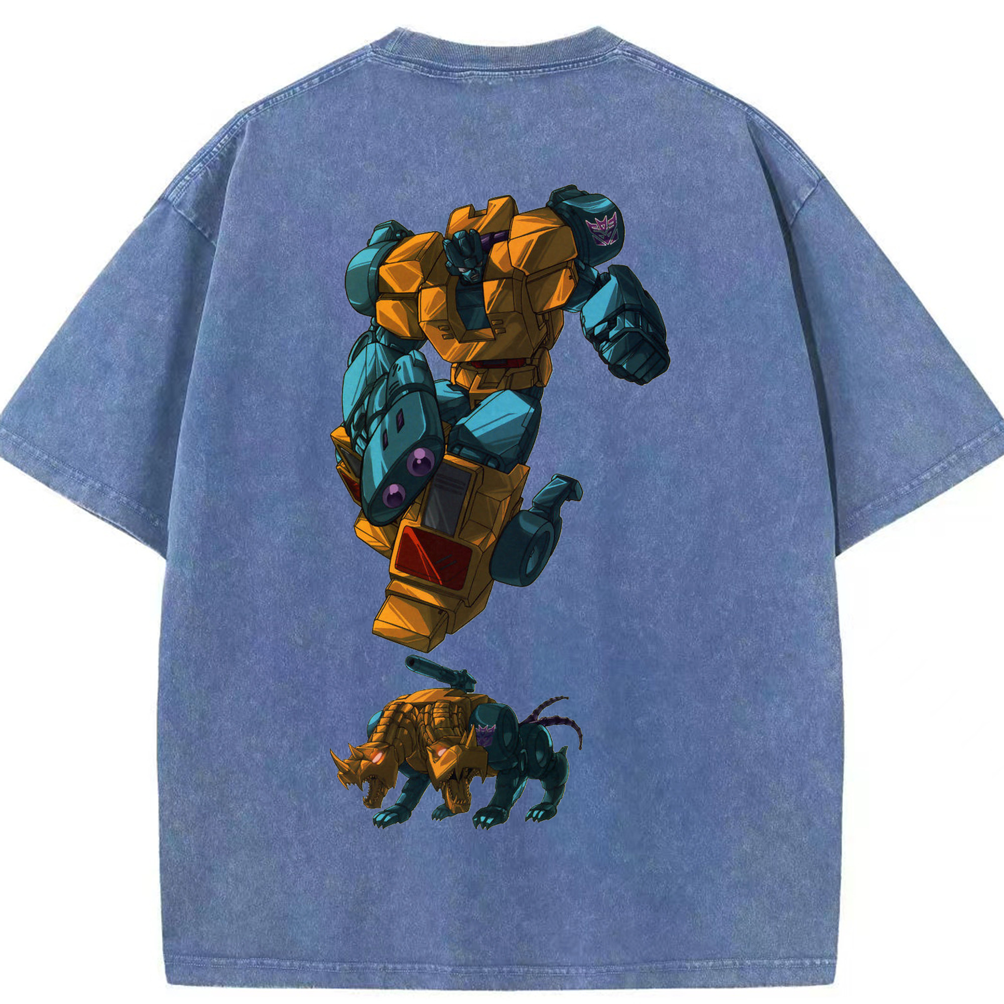 （画像用）  綿100% ヴィンテージ風 半袖Tシャツ（背面プリント）
