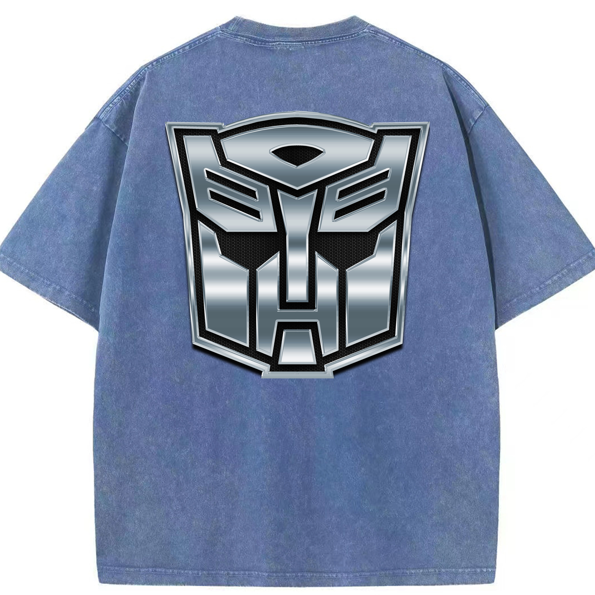 （画像用）  綿100% ヴィンテージ風 半袖Tシャツ（背面プリント）