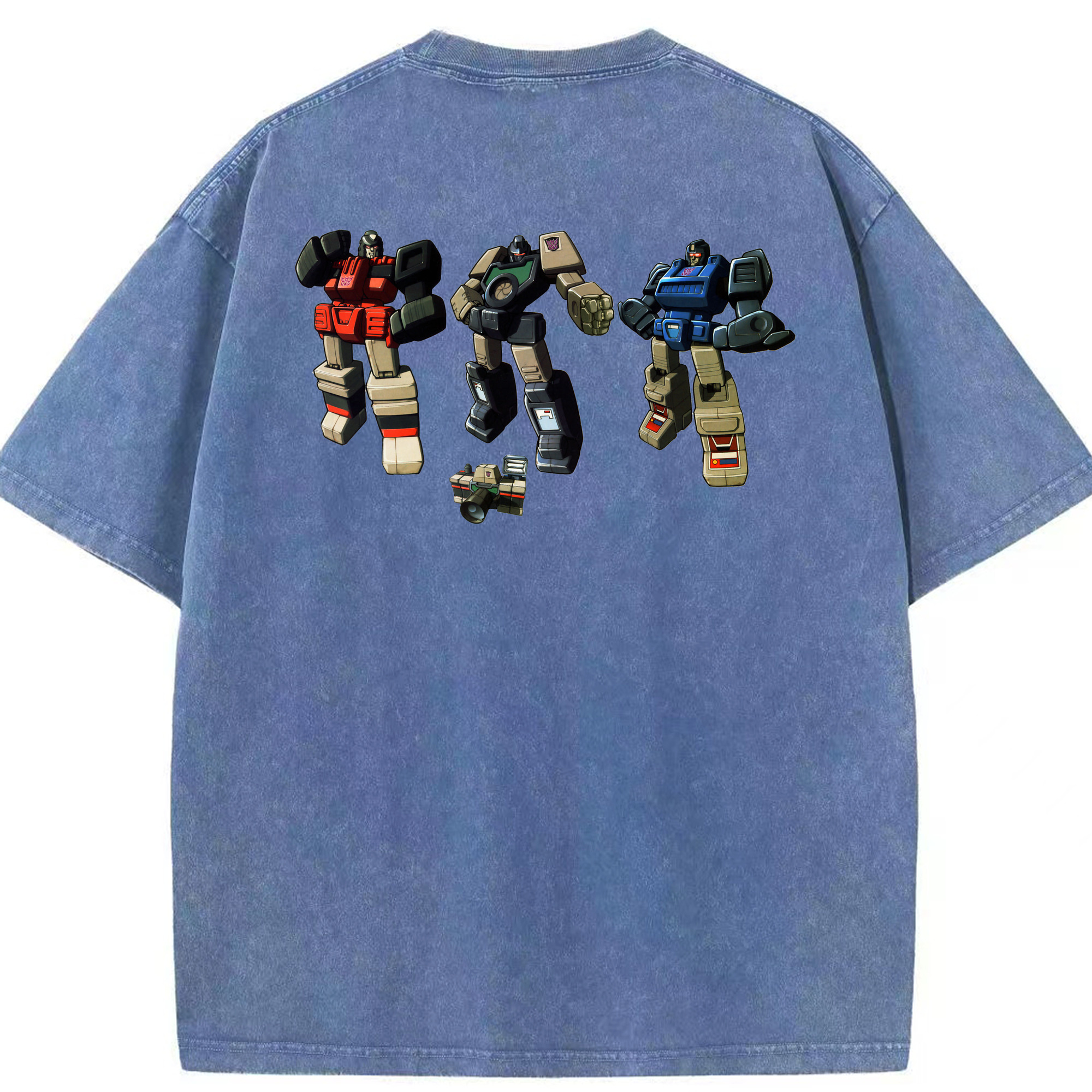 （画像用）  綿100% ヴィンテージ風 半袖Tシャツ（背面プリント）