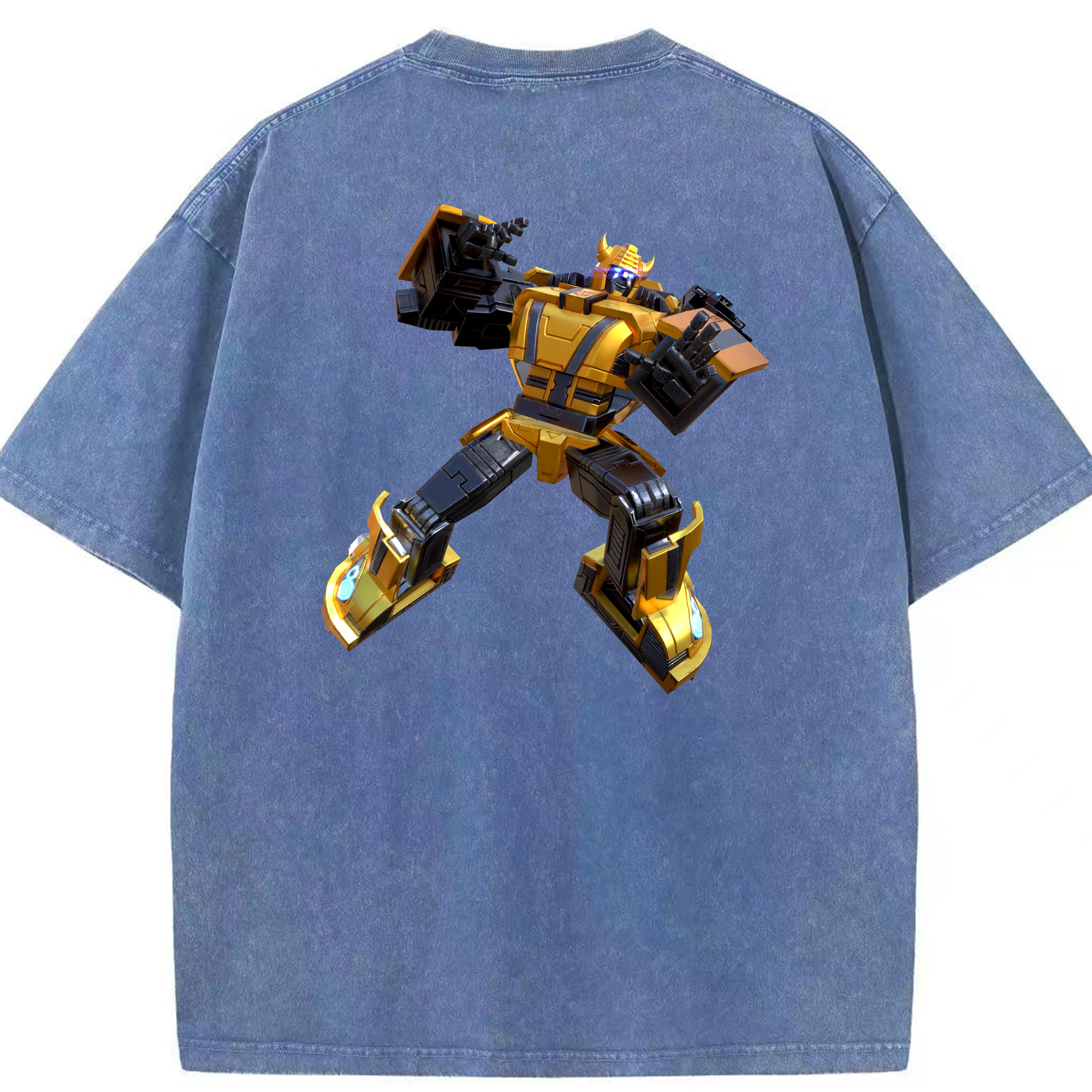 （画像用）  綿100% ヴィンテージ風 半袖Tシャツ（背面プリント）