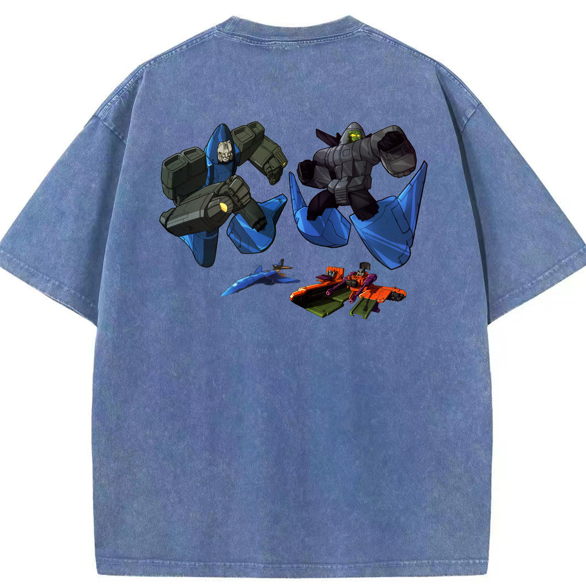 （画像用）  綿100% ヴィンテージ風 半袖Tシャツ（背面プリント）