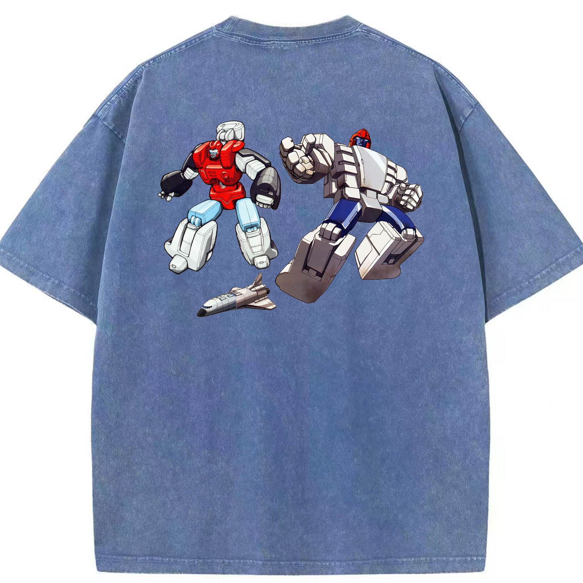 （画像用）  綿100% ヴィンテージ風 半袖Tシャツ（背面プリント）