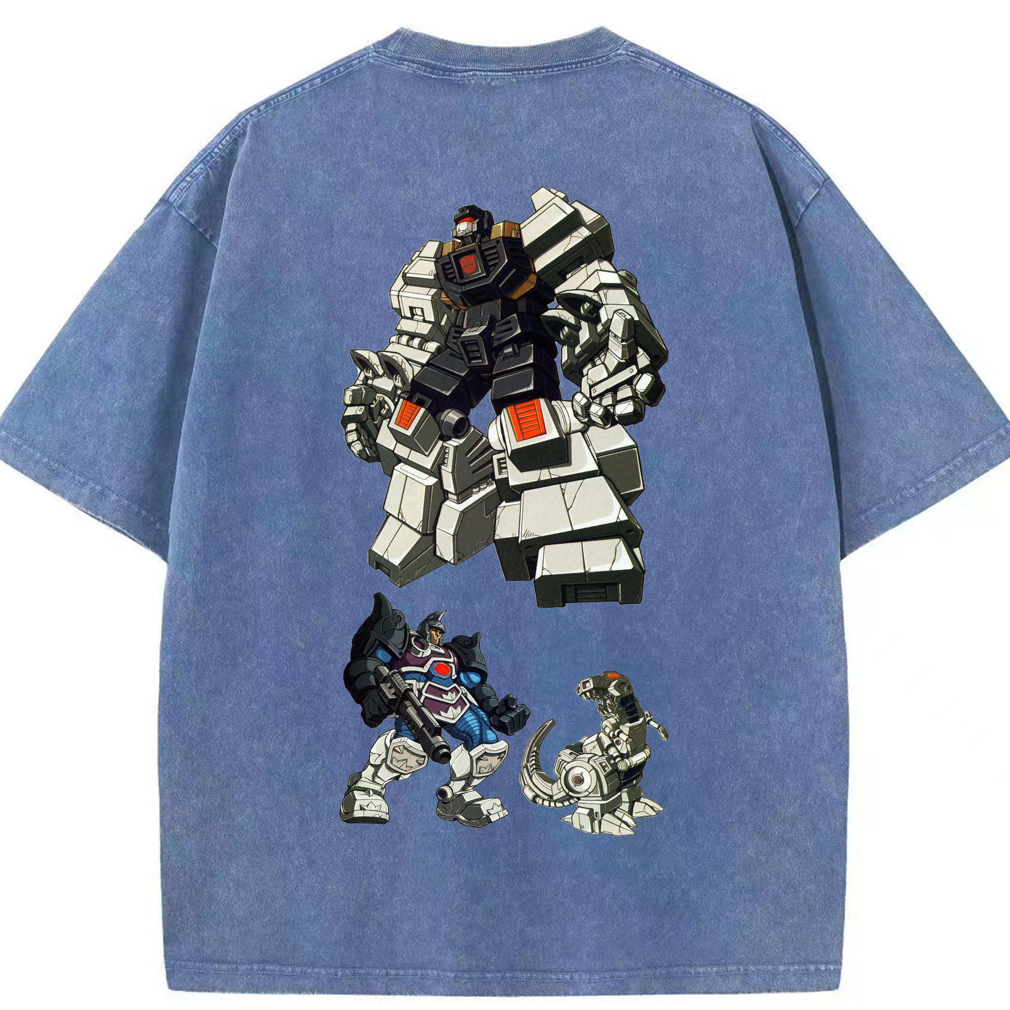 （画像用）  綿100% ヴィンテージ風 半袖Tシャツ（背面プリント）
