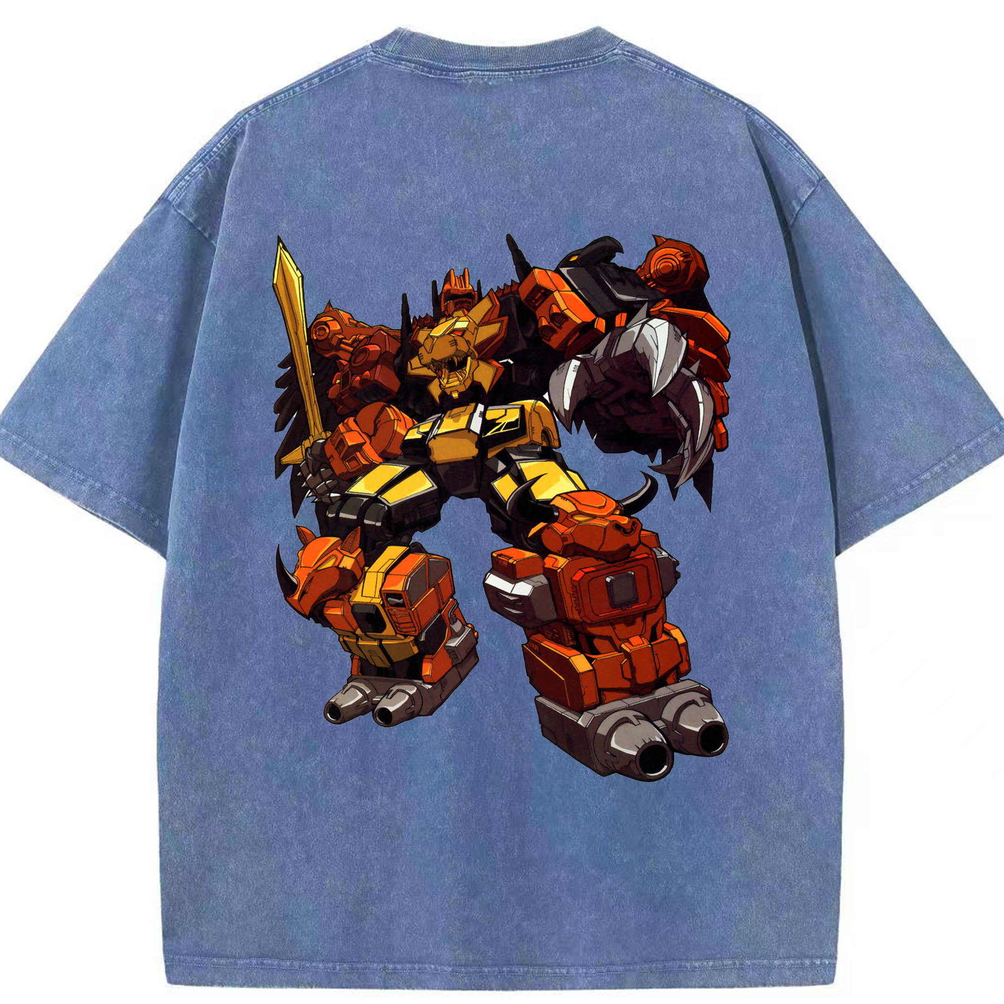 （画像用）  綿100% ヴィンテージ風 半袖Tシャツ（背面プリント）