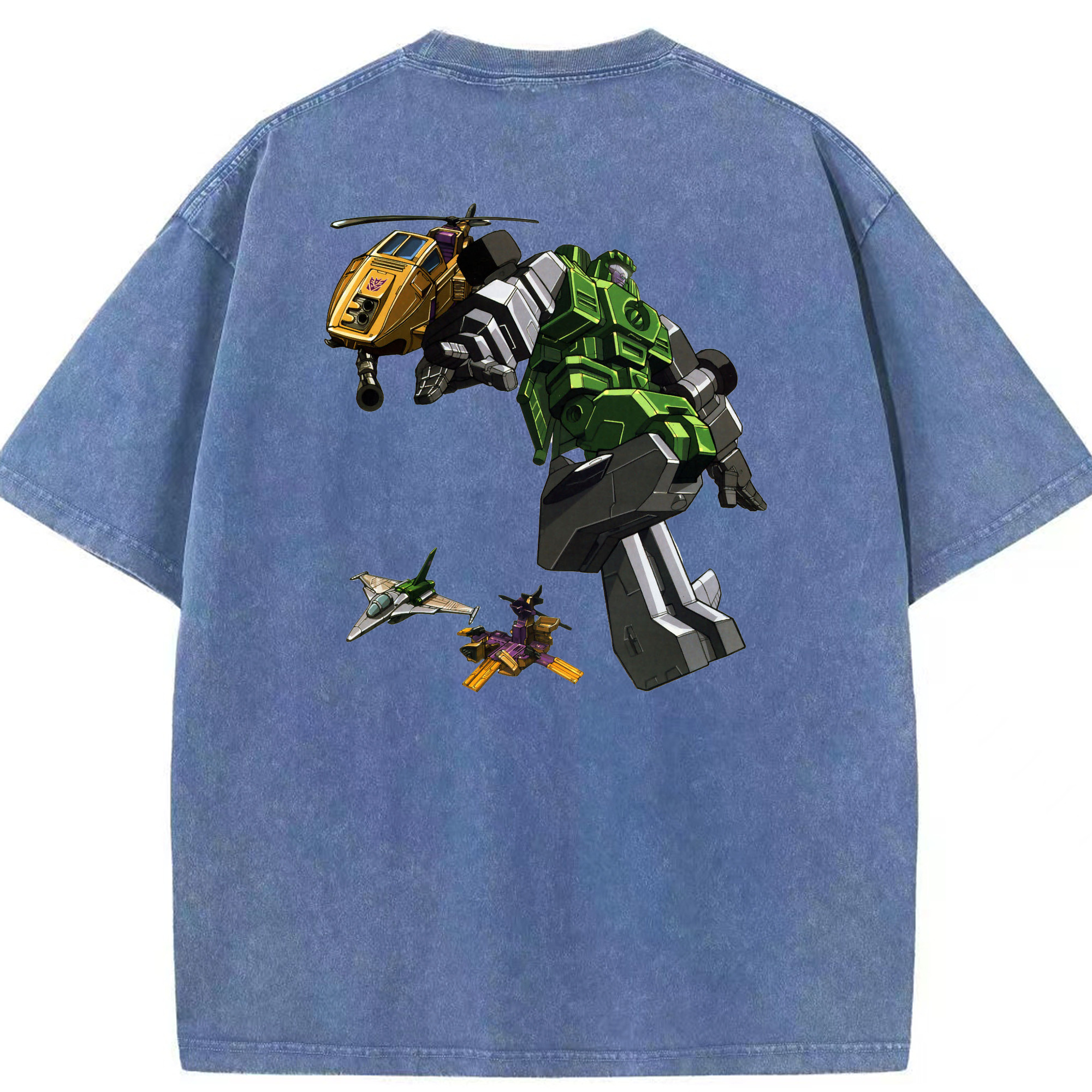 （画像用）  綿100% ヴィンテージ風 半袖Tシャツ（背面プリント）