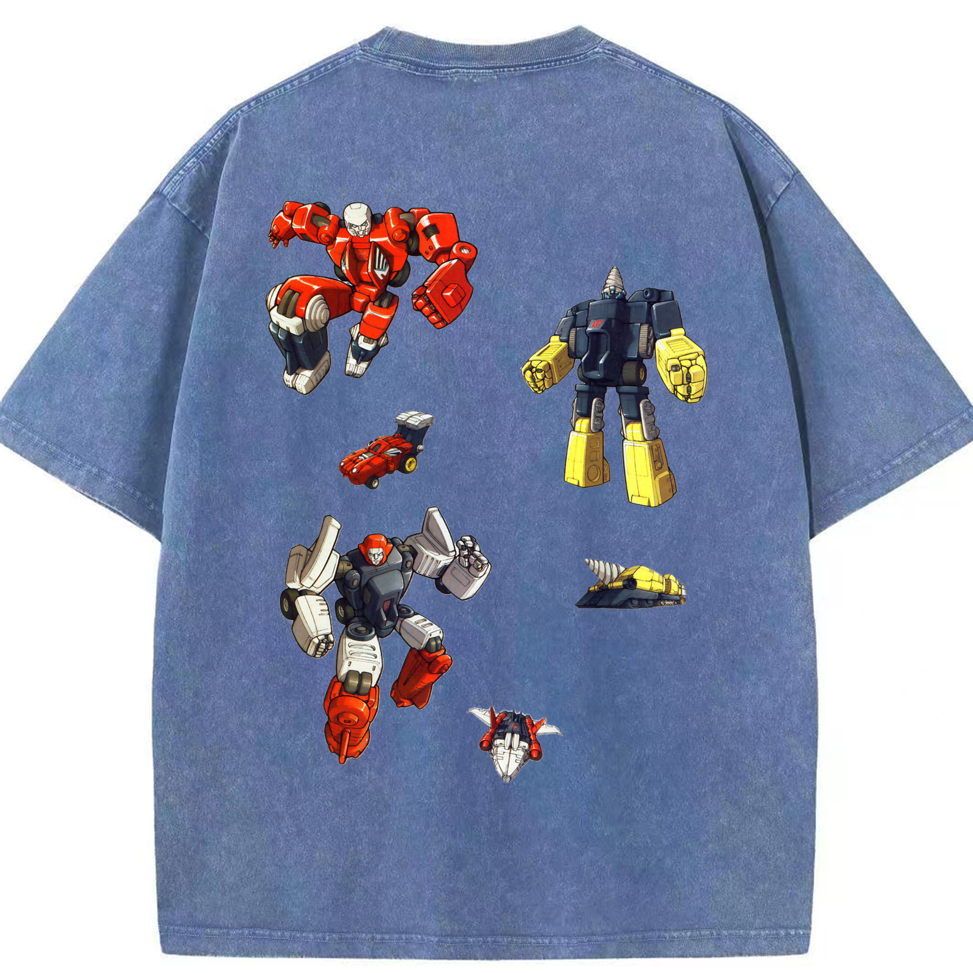 （画像用）  綿100% ヴィンテージ風 半袖Tシャツ（背面プリント）