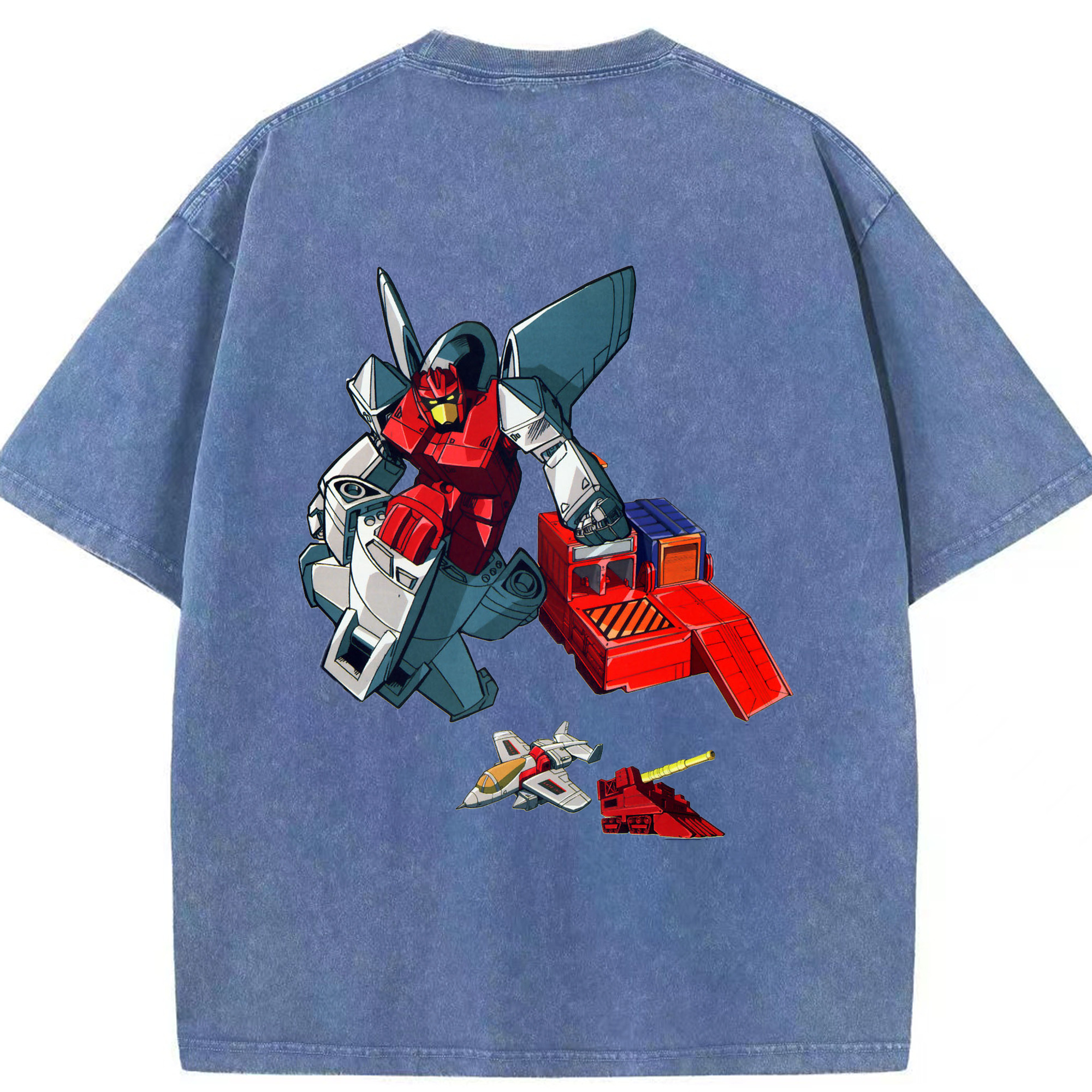 （画像用）  綿100% ヴィンテージ風 半袖Tシャツ（背面プリント）