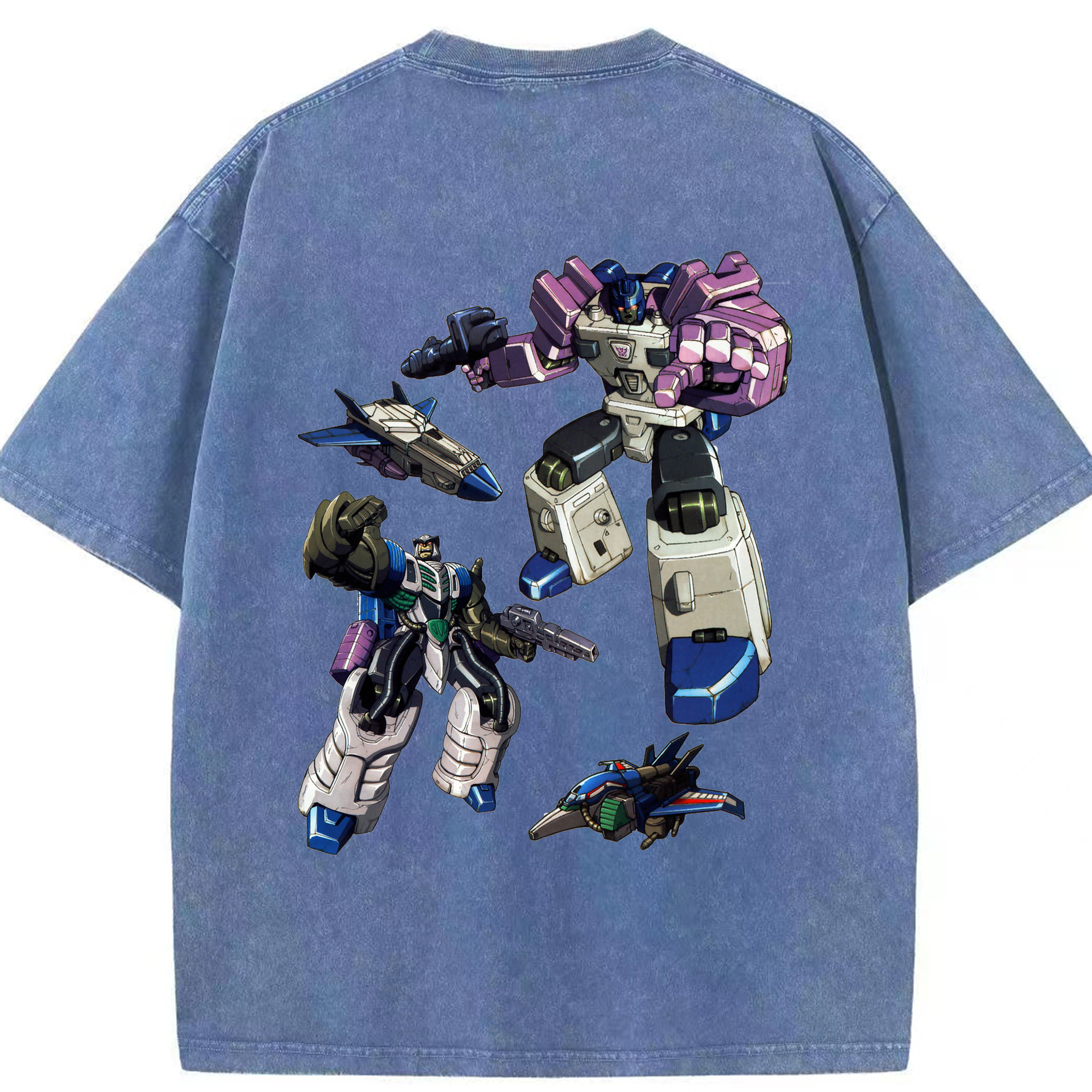 （画像用）  綿100% ヴィンテージ風 半袖Tシャツ（背面プリント）