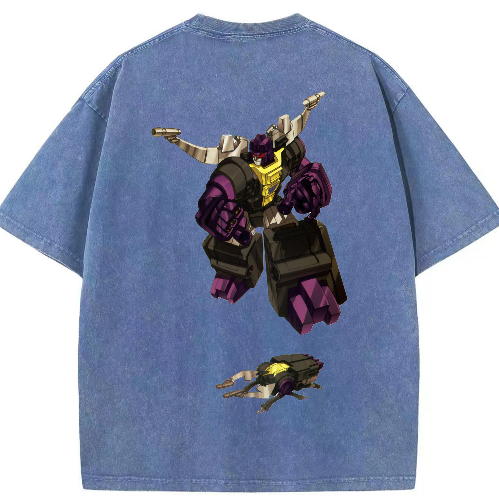 （画像用）  綿100% ヴィンテージ風 半袖Tシャツ（背面プリント）