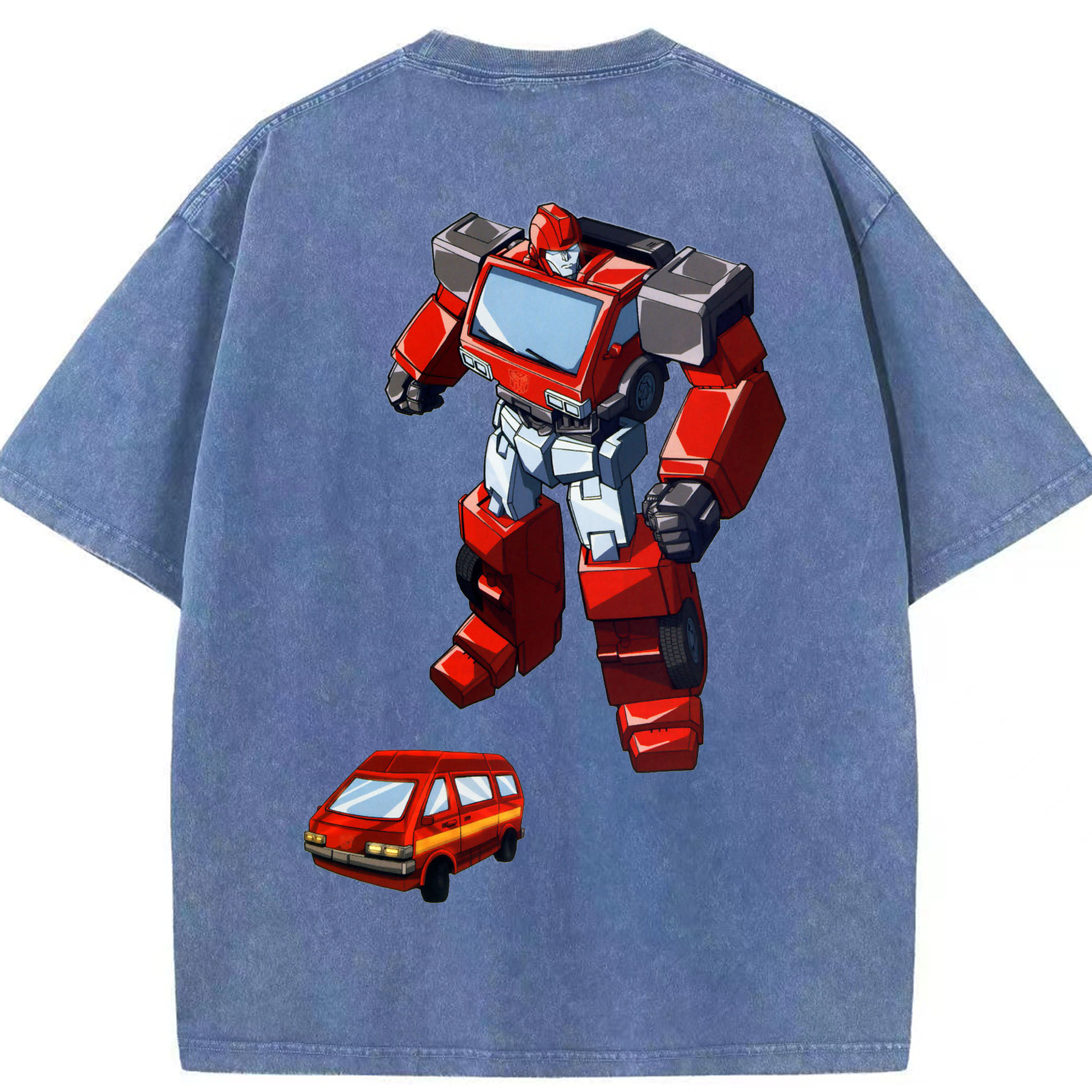 （画像用）  綿100% ヴィンテージ風 半袖Tシャツ（背面プリント）