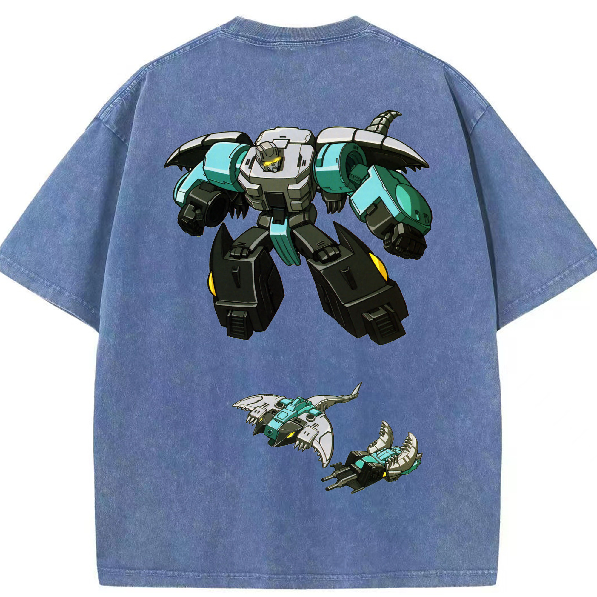 （画像用）  綿100% ヴィンテージ風 半袖Tシャツ（背面プリント）