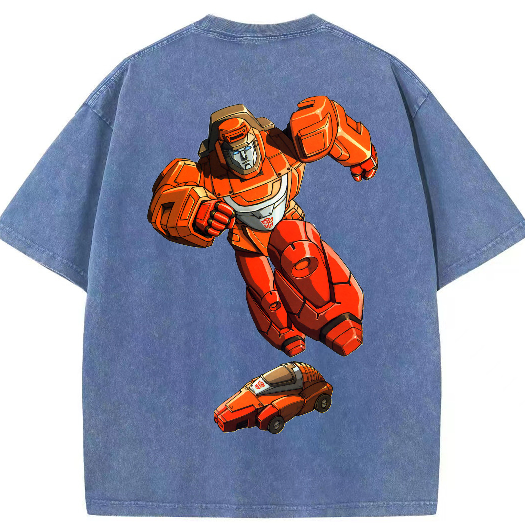 （画像用）  綿100% ヴィンテージ風 半袖Tシャツ（背面プリント）