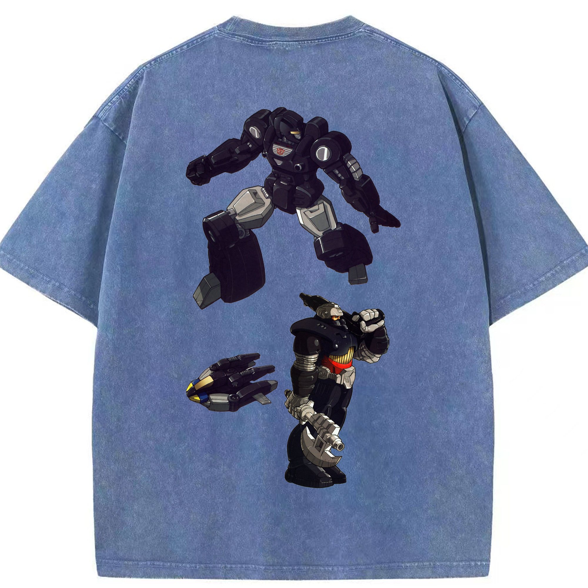 （画像用）  綿100% ヴィンテージ風 半袖Tシャツ（背面プリント）