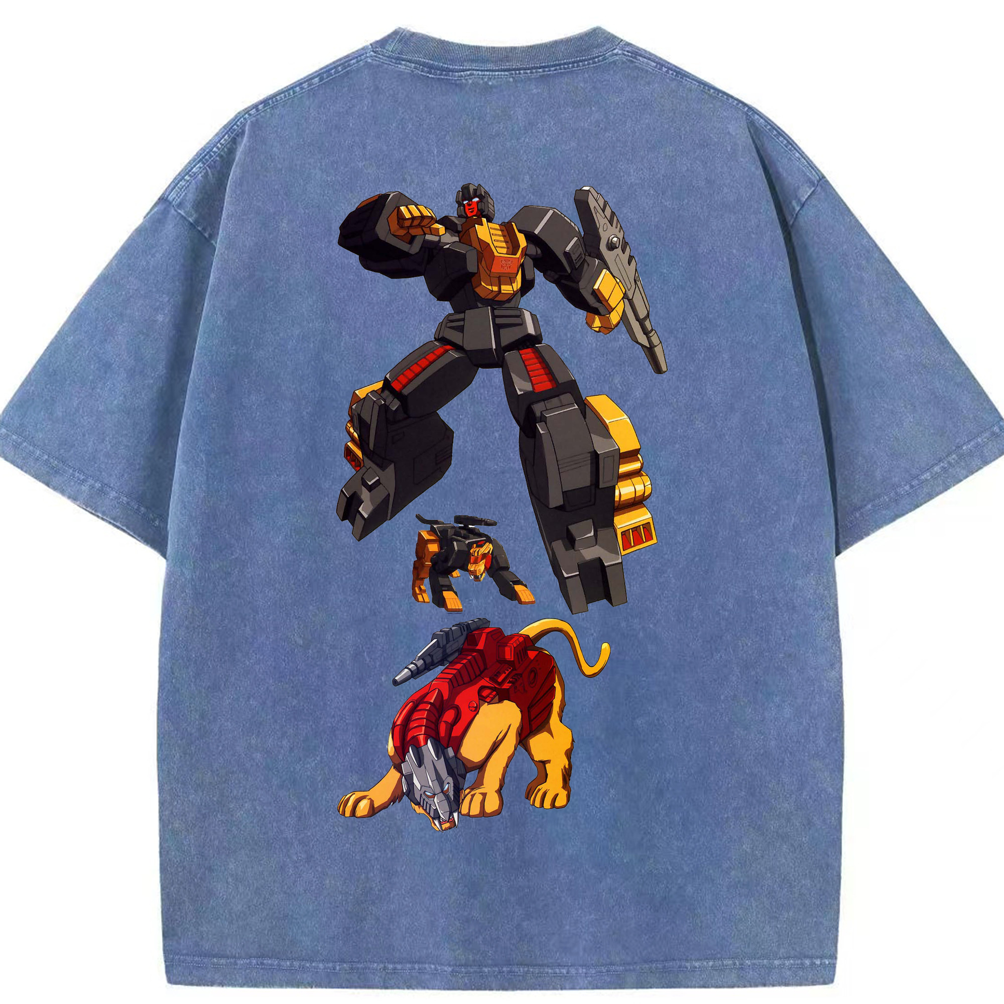 （画像用）  綿100% ヴィンテージ風 半袖Tシャツ（背面プリント）