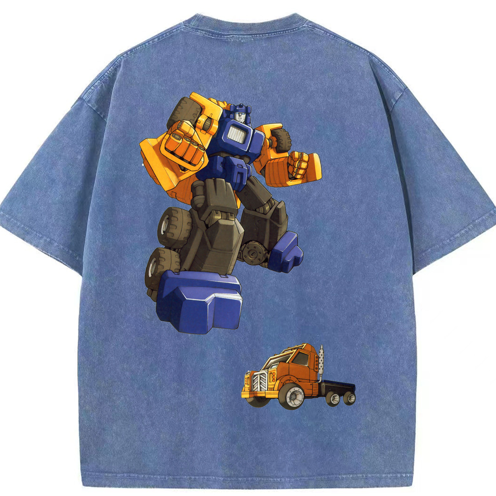 （画像用）  綿100% ヴィンテージ風 半袖Tシャツ（背面プリント）