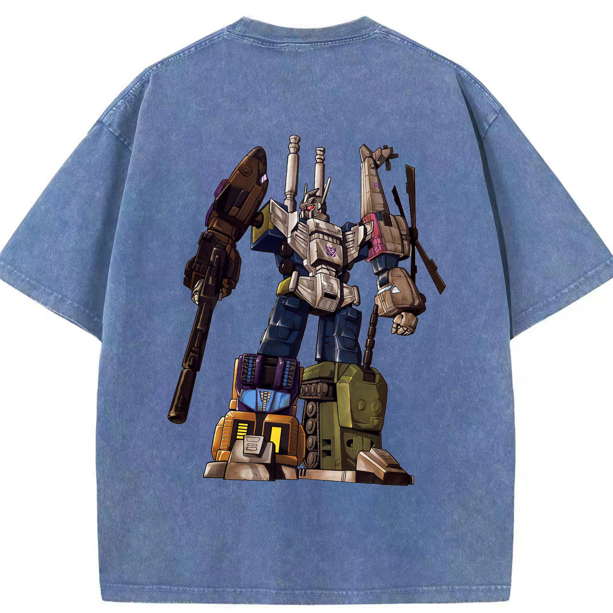 （画像用）  綿100% ヴィンテージ風 半袖Tシャツ（背面プリント）