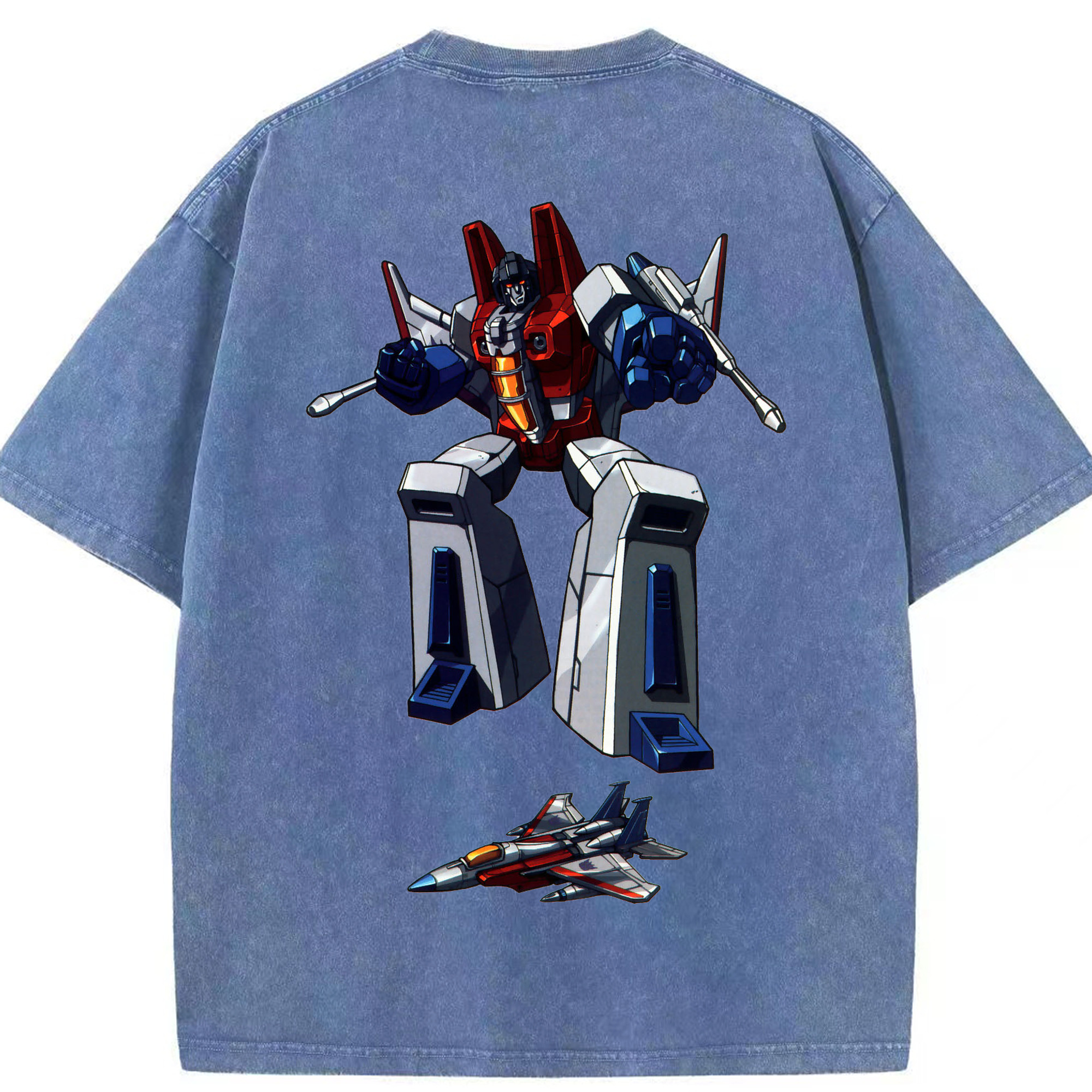 （画像用）  綿100% ヴィンテージ風 半袖Tシャツ（背面プリント）
