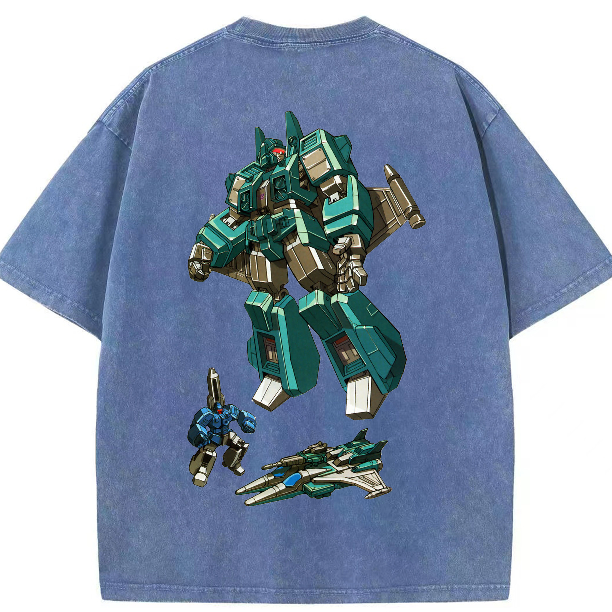 （画像用）  綿100% ヴィンテージ風 半袖Tシャツ（背面プリント）