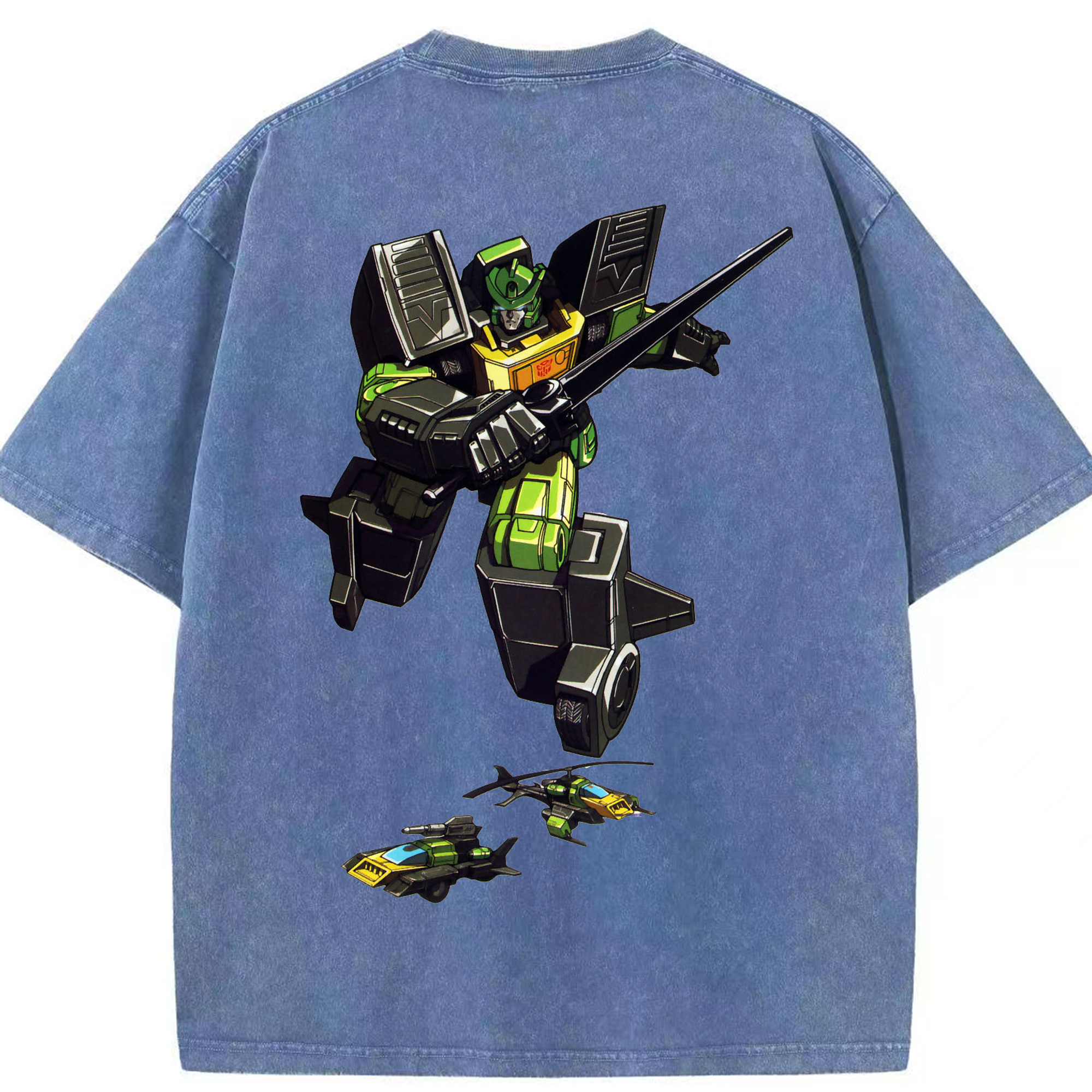 （画像用）  綿100% ヴィンテージ風 半袖Tシャツ（背面プリント）