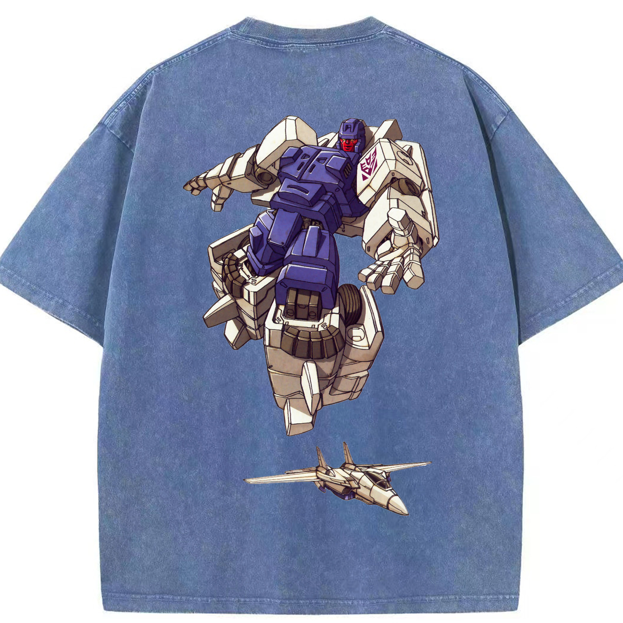 （画像用）  綿100% ヴィンテージ風 半袖Tシャツ（背面プリント）
