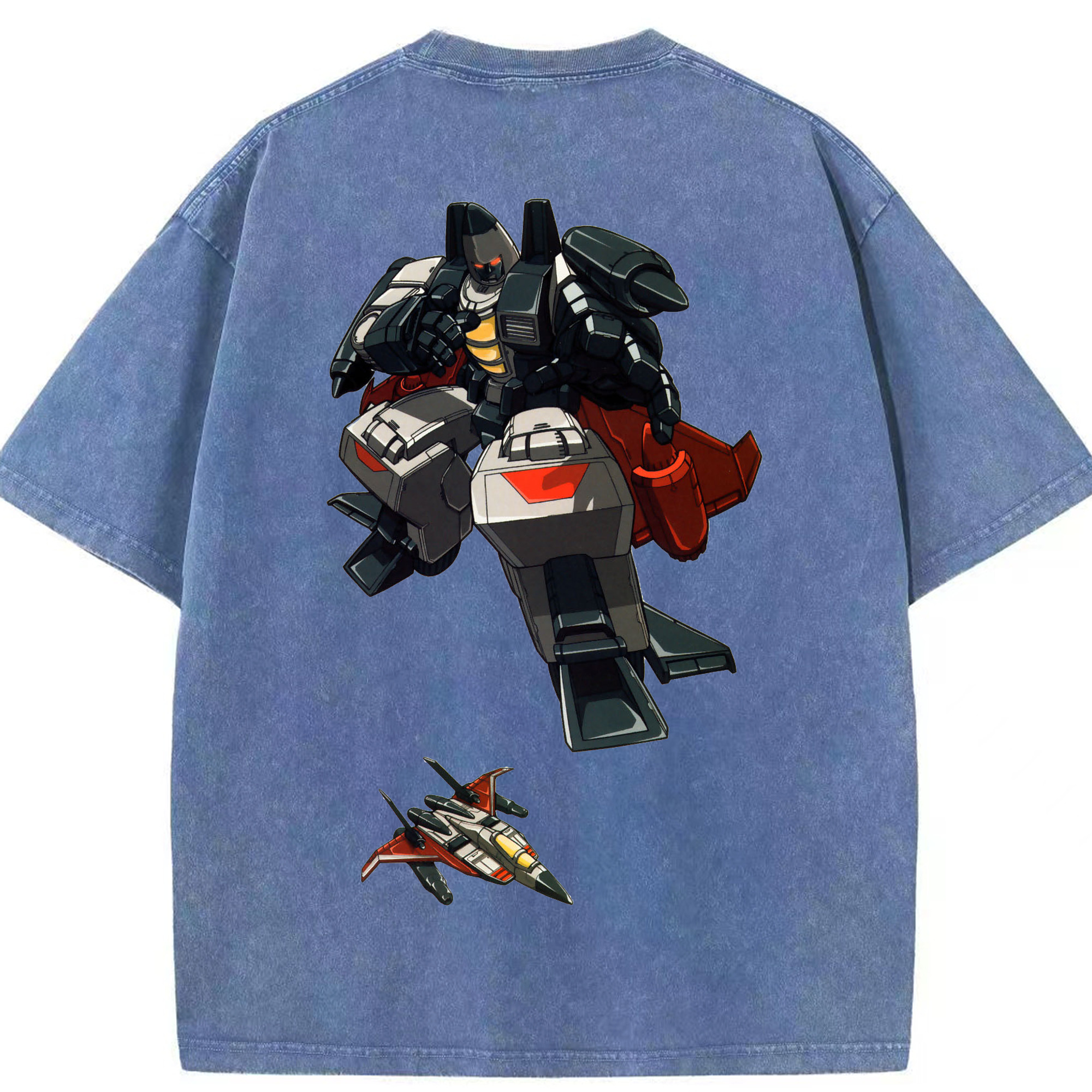 （画像用）  綿100% ヴィンテージ風 半袖Tシャツ（背面プリント）