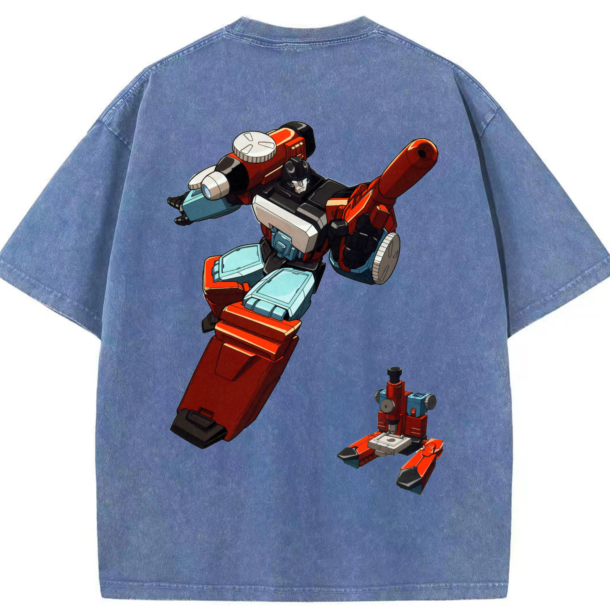 （画像用）  綿100% ヴィンテージ風 半袖Tシャツ（背面プリント）