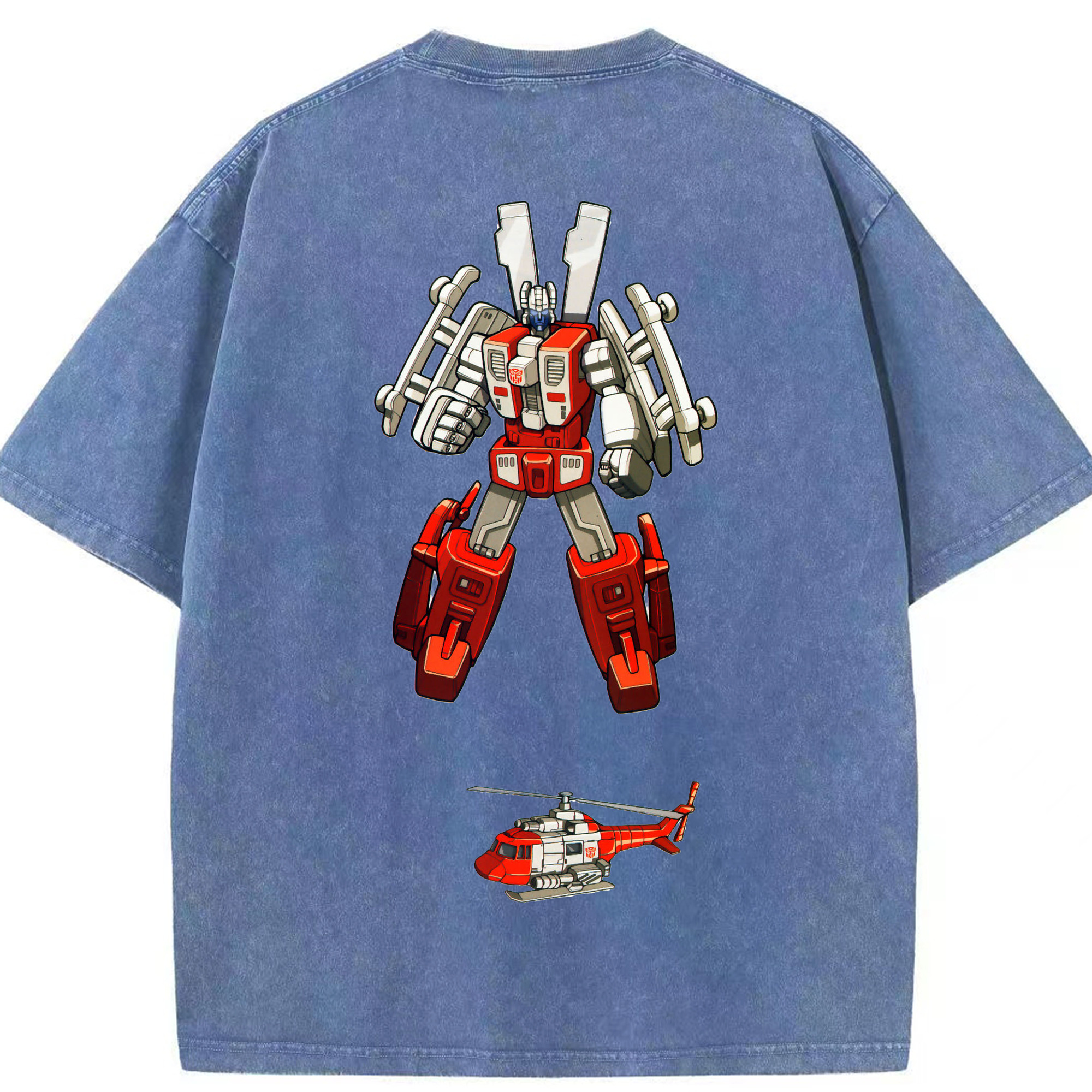 （画像用）  綿100% ヴィンテージ風 半袖Tシャツ（背面プリント）