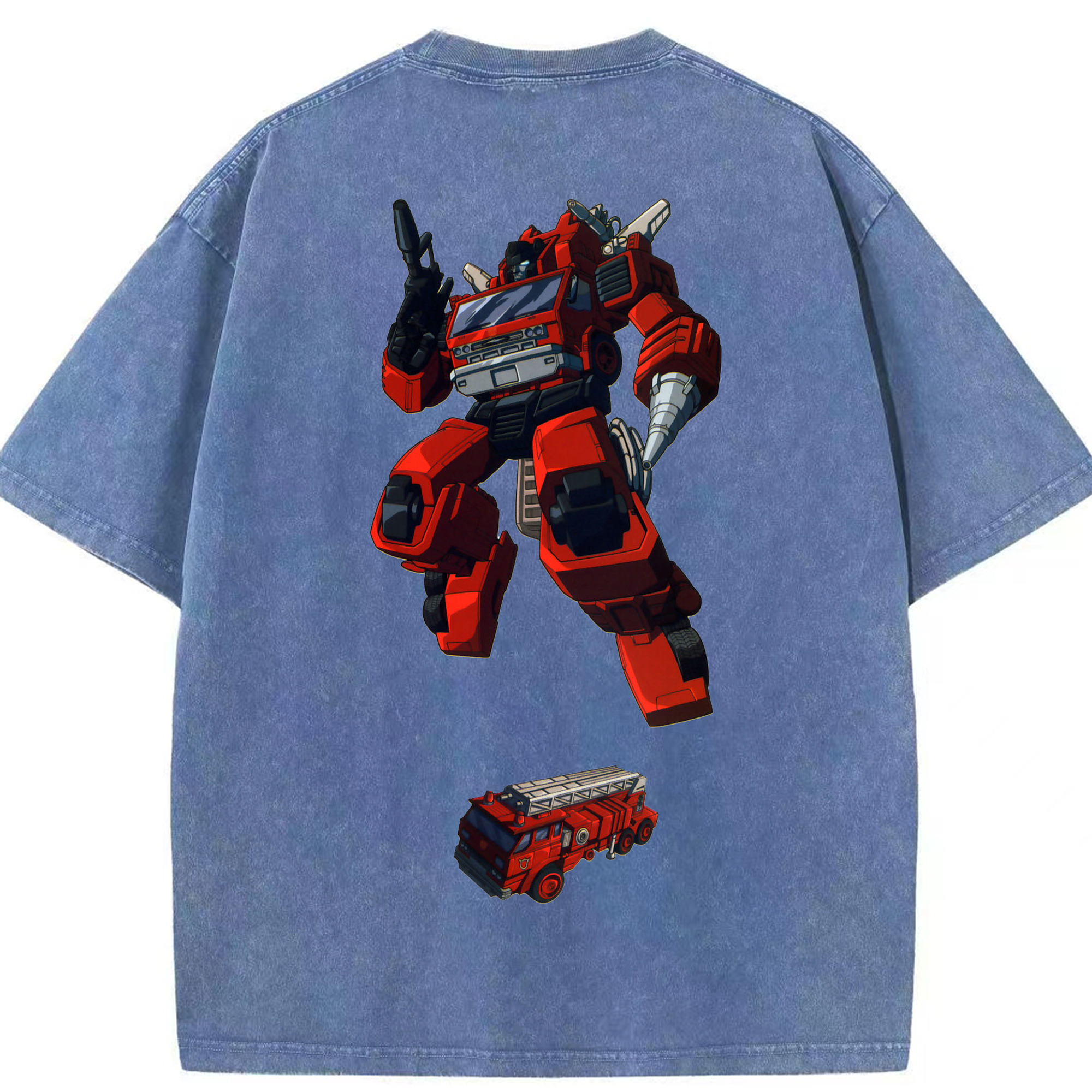 （画像用）  綿100% ヴィンテージ風 半袖Tシャツ（背面プリント）