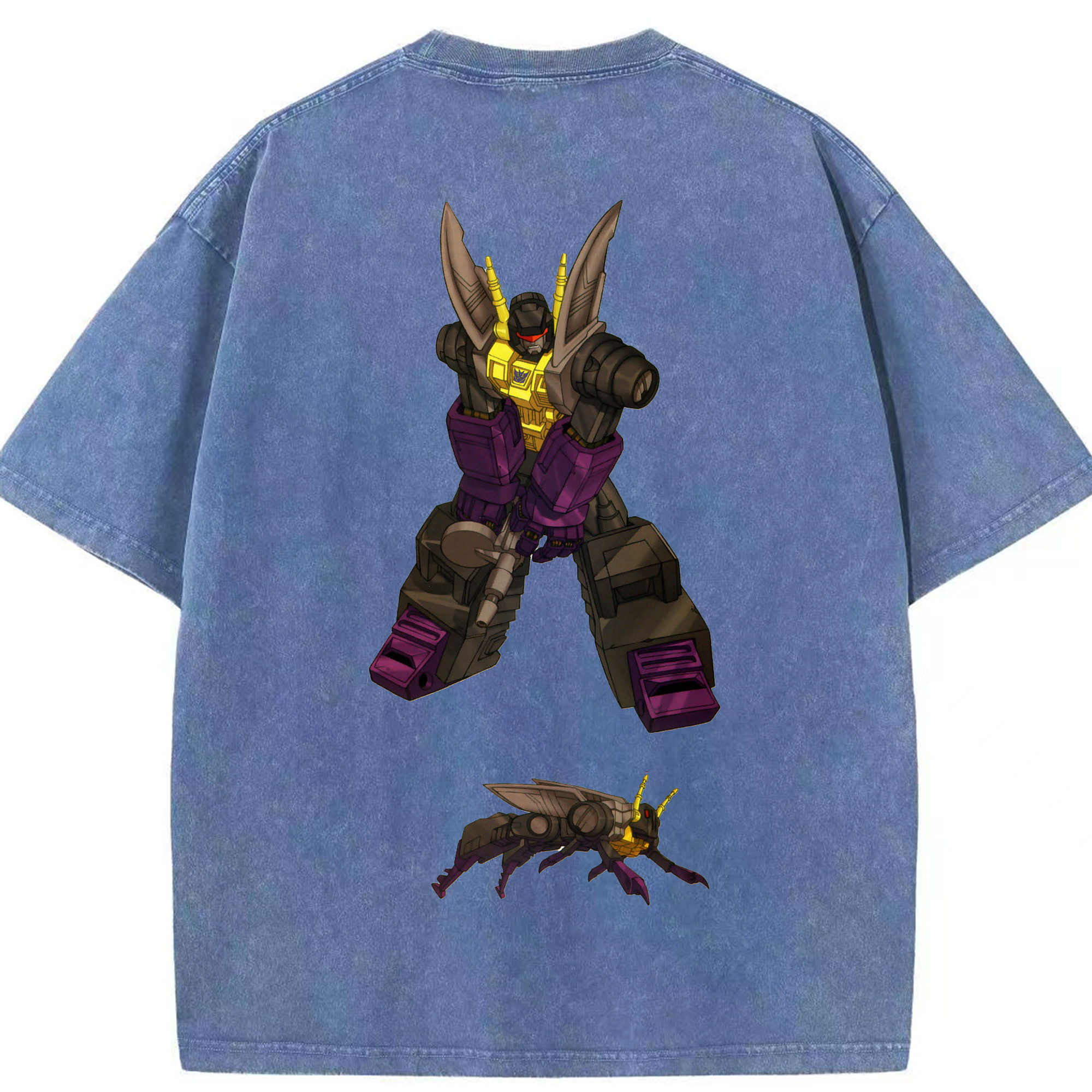 （画像用）  綿100% ヴィンテージ風 半袖Tシャツ（背面プリント）