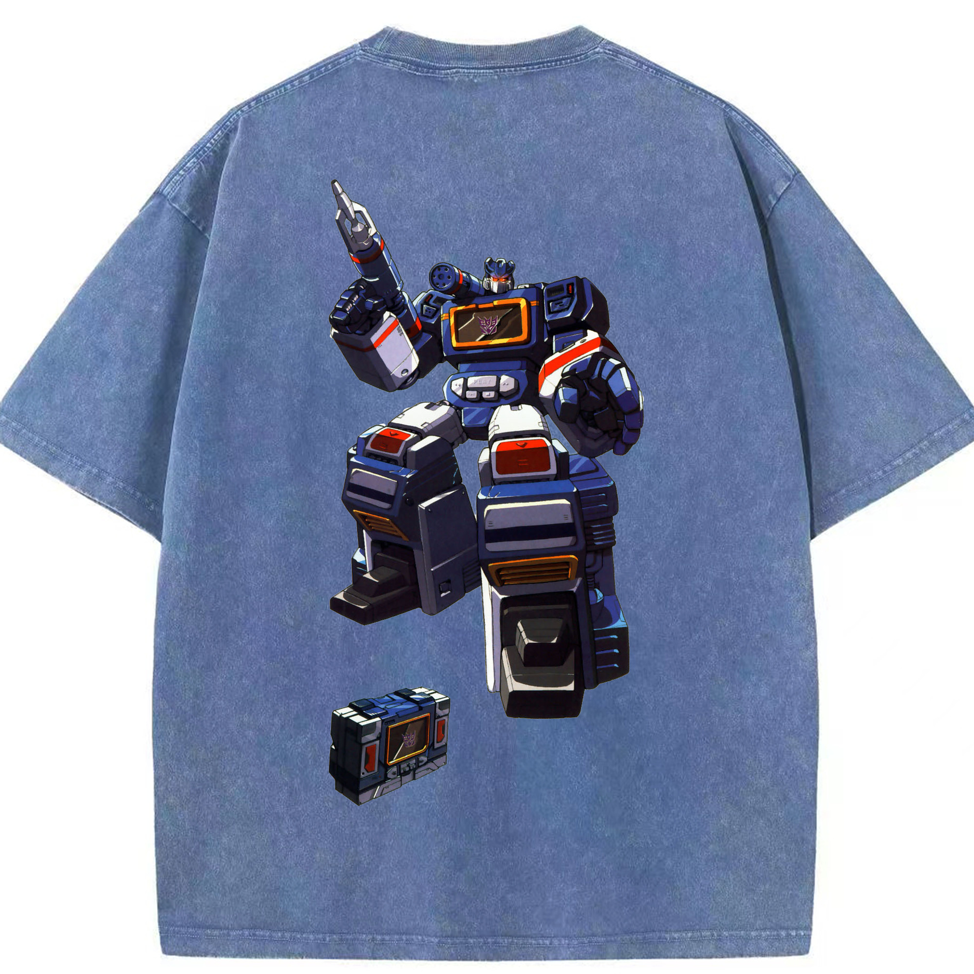 （画像用）  綿100% ヴィンテージ風 半袖Tシャツ（背面プリント）