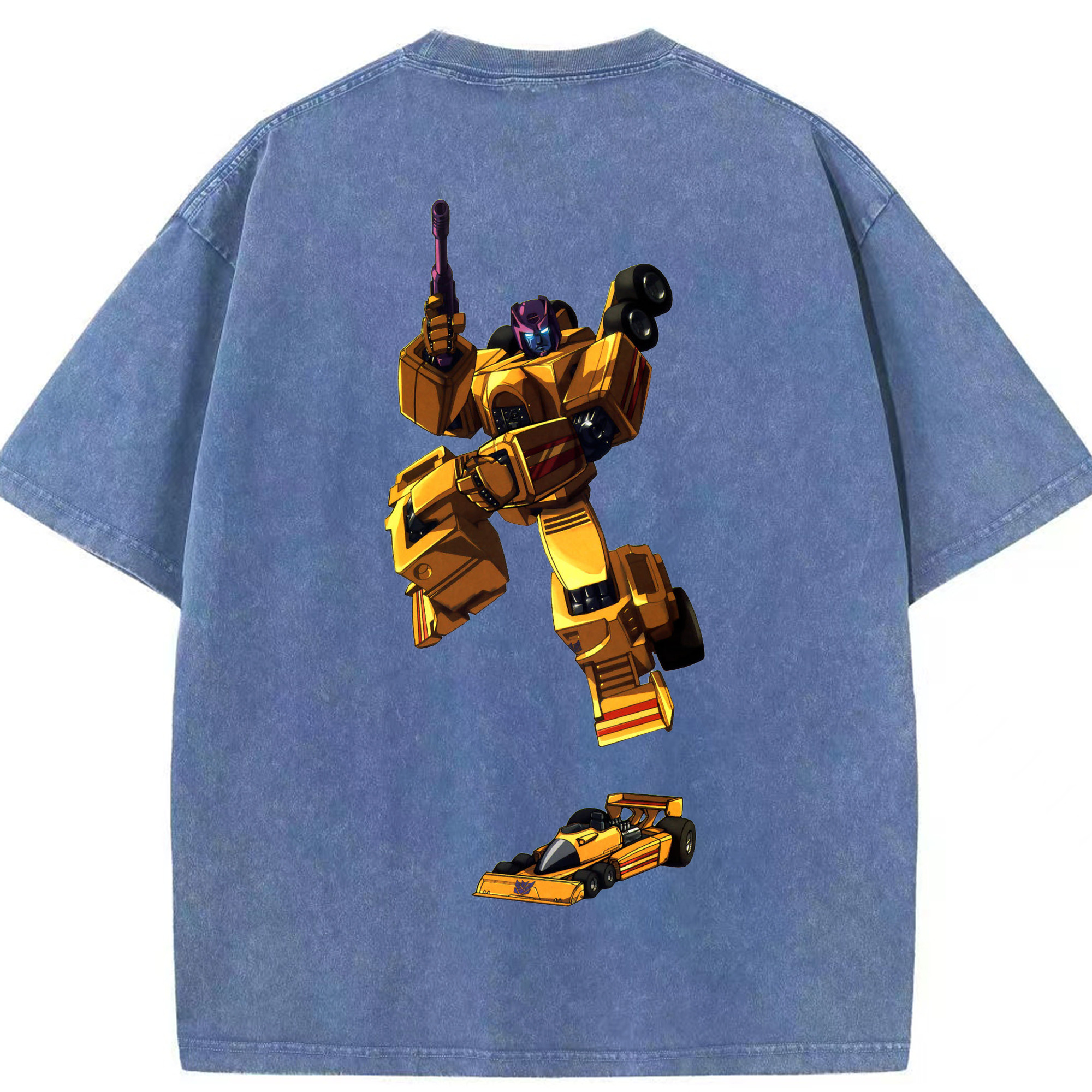 （画像用）  綿100% ヴィンテージ風 半袖Tシャツ（背面プリント）