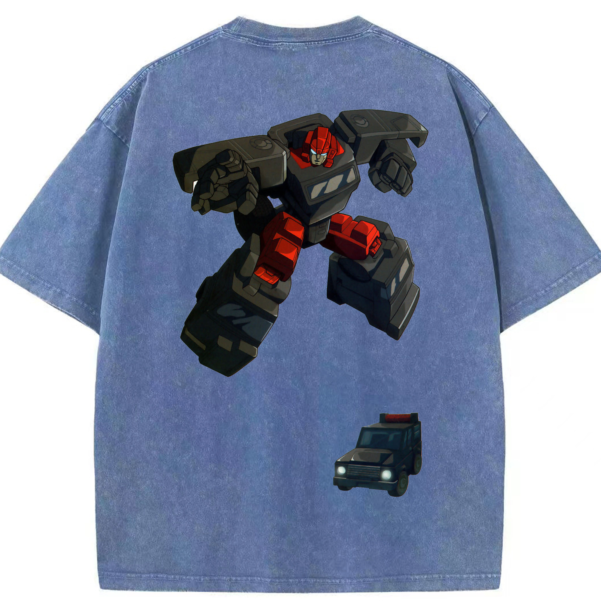 （画像用）  綿100% ヴィンテージ風 半袖Tシャツ（背面プリント）