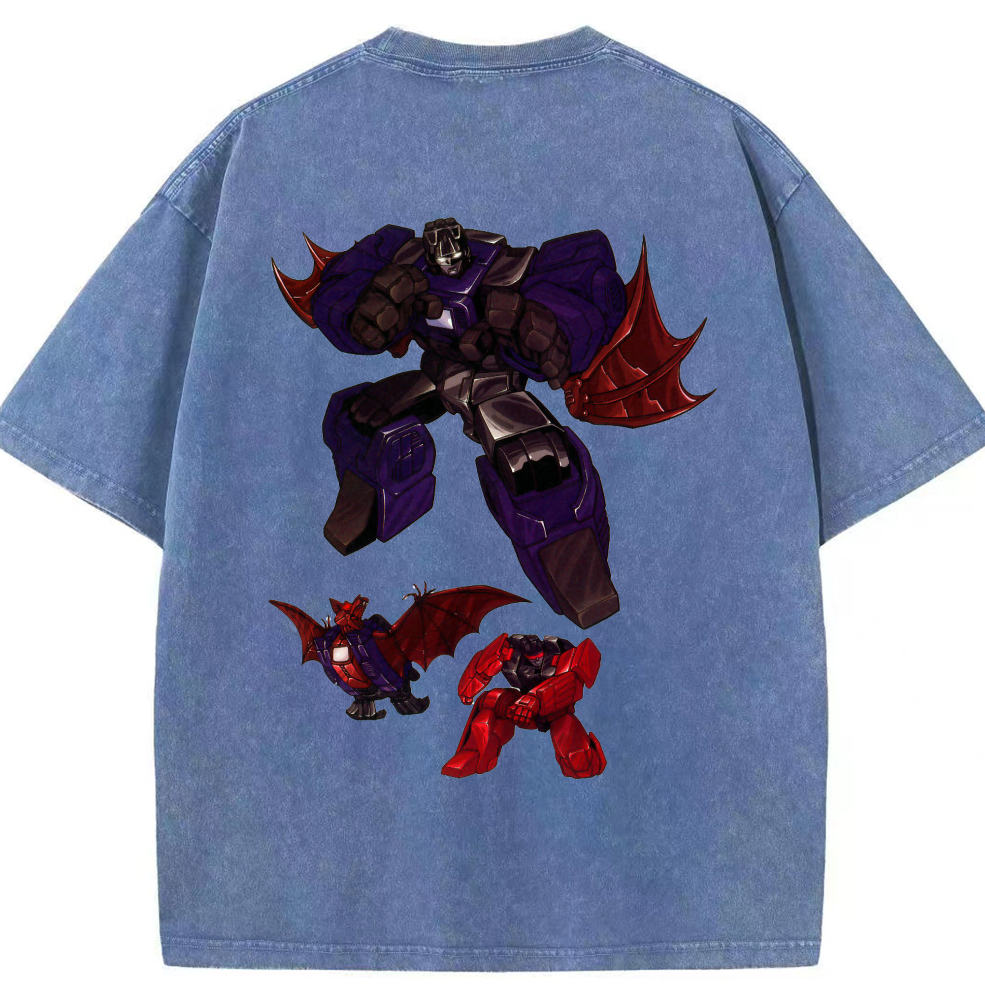 （画像用）  綿100% ヴィンテージ風 半袖Tシャツ（背面プリント）