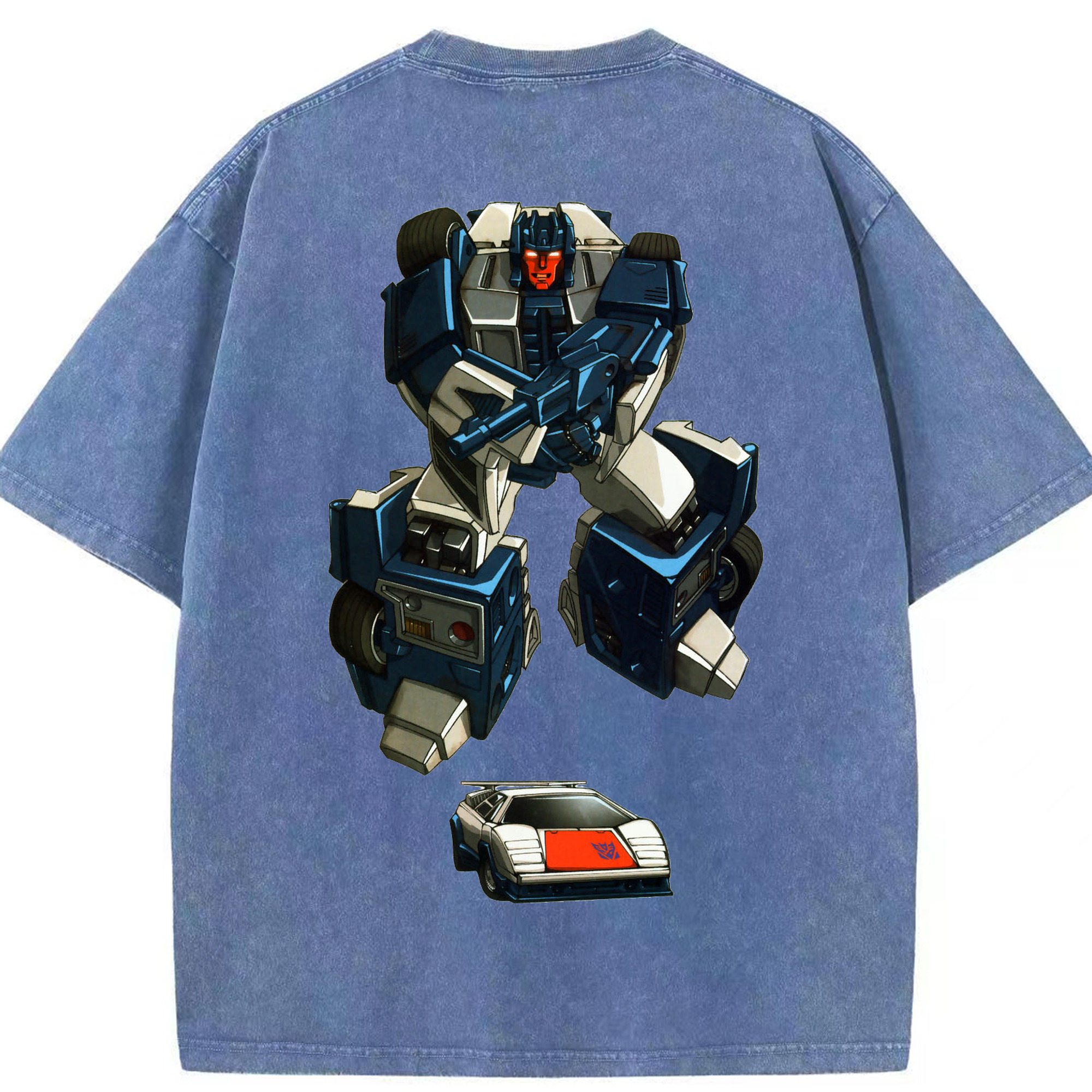 （画像用）  綿100% ヴィンテージ風 半袖Tシャツ（背面プリント）