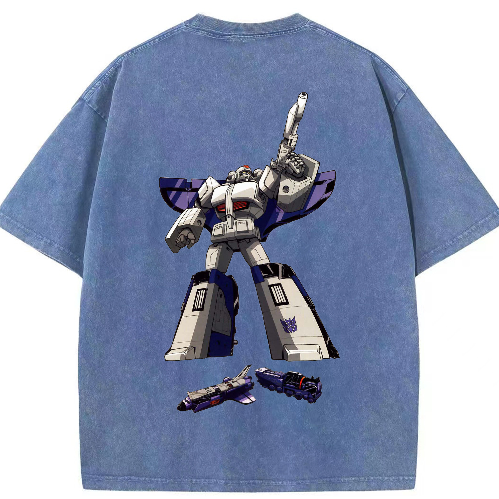 （画像用）  綿100% ヴィンテージ風 半袖Tシャツ（背面プリント）