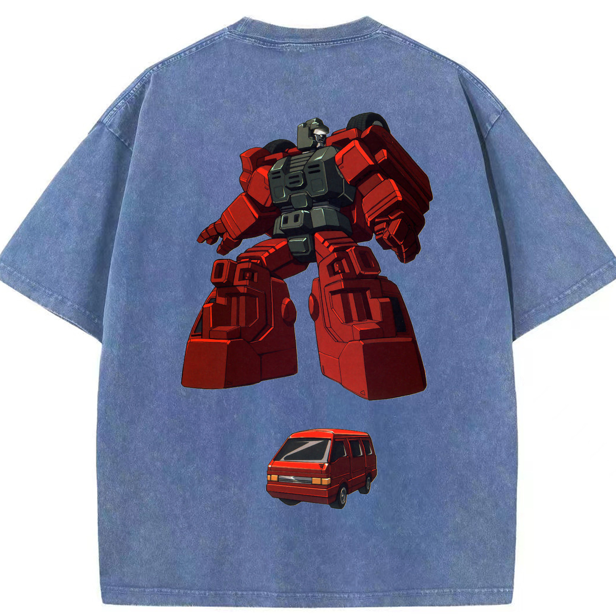 （画像用）  綿100% ヴィンテージ風 半袖Tシャツ（背面プリント）